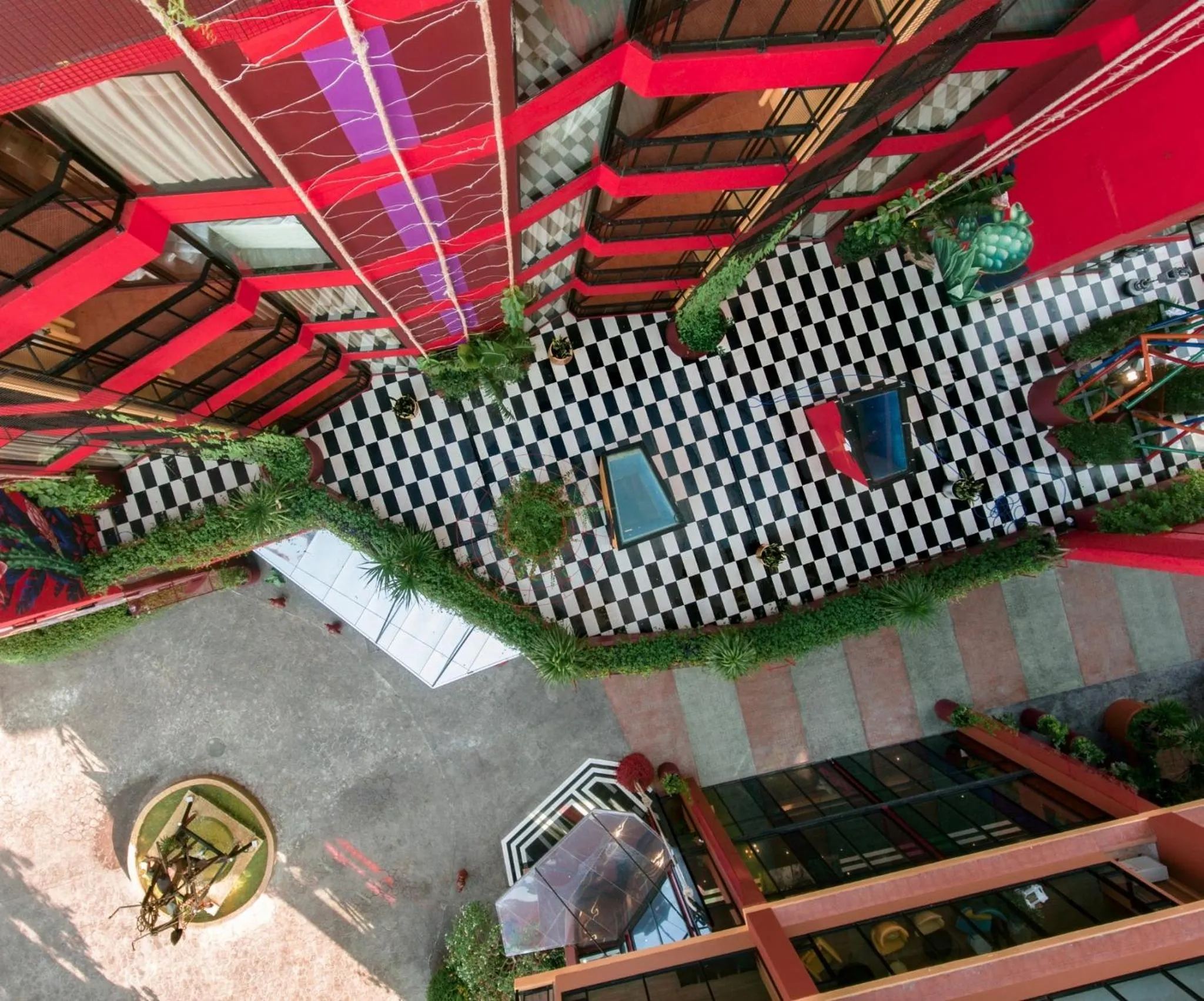 Bird's eye view in MeStyle Museum Hotel