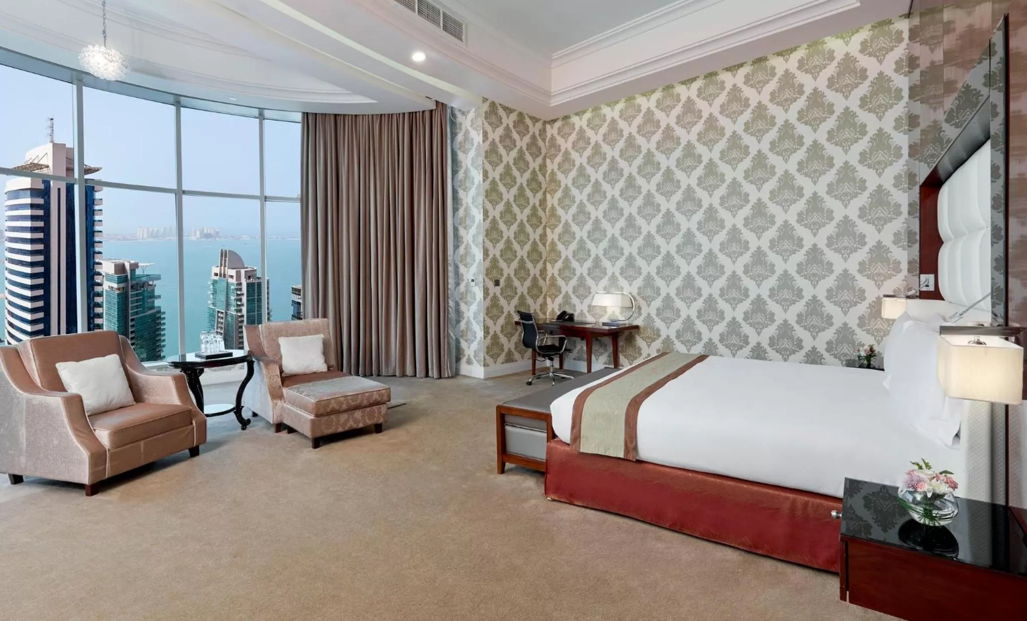 Bedroom, Bed in Best Plaza West Bay Hotel