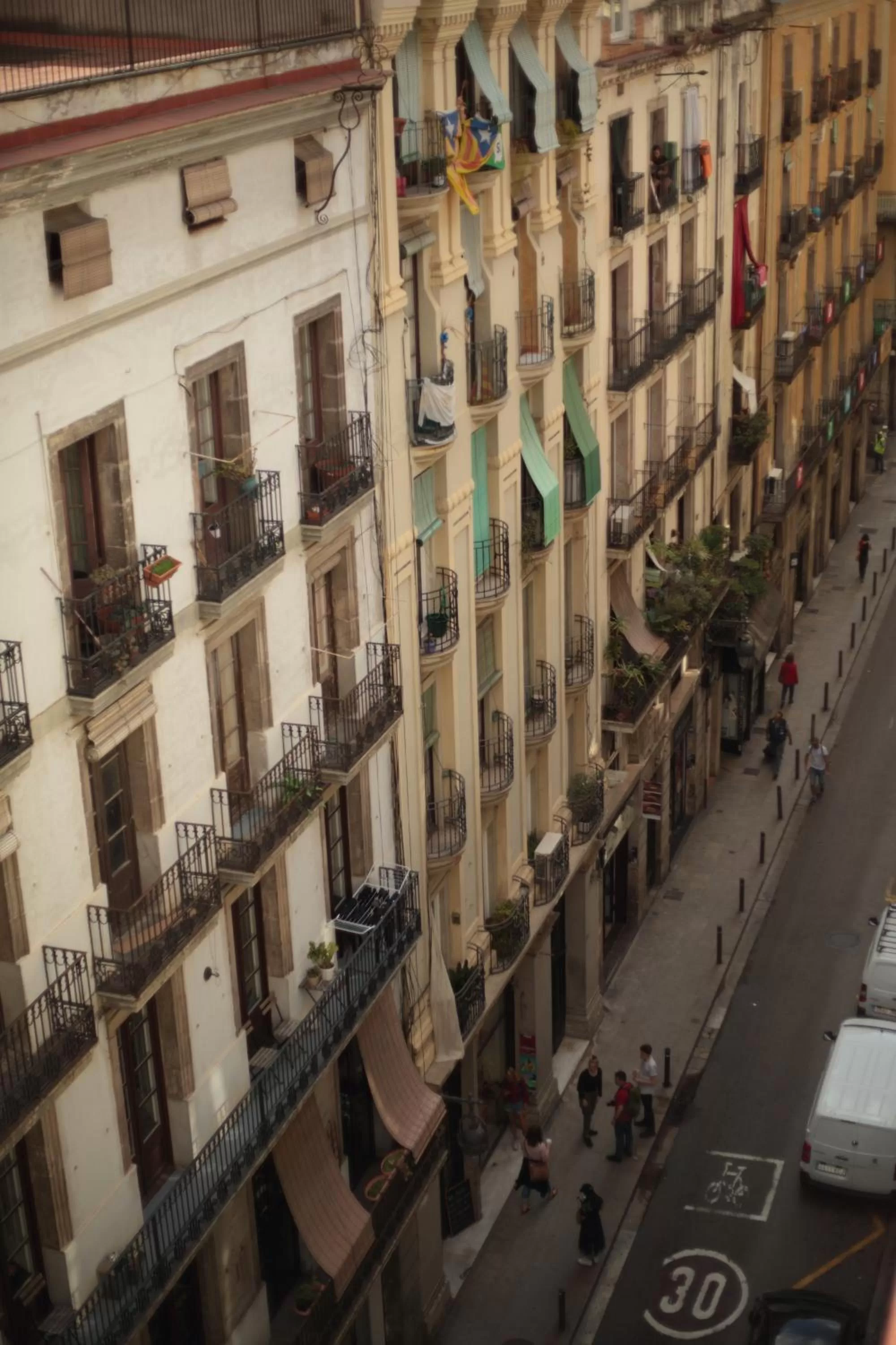 Street view in Ciutat de Barcelona