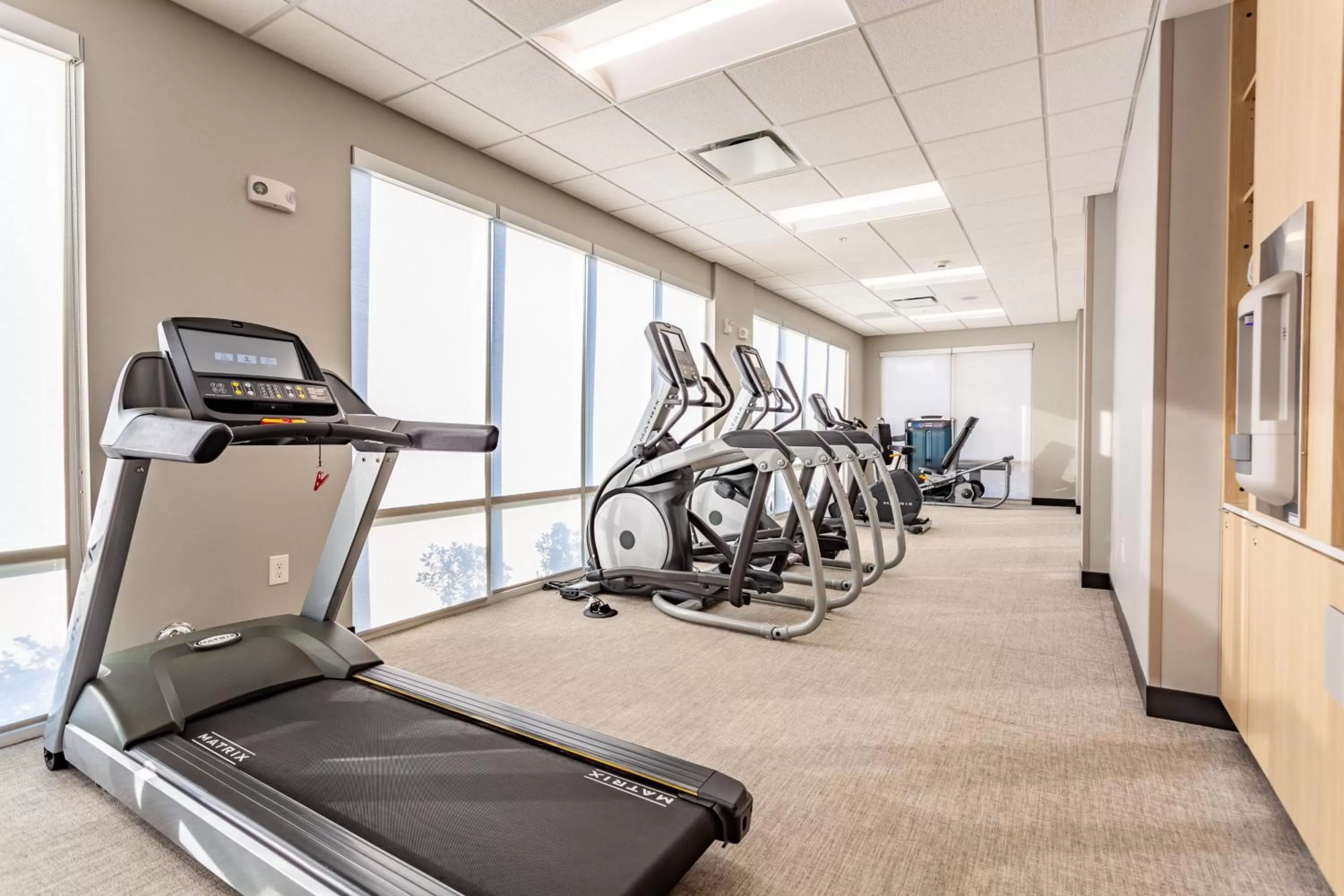Fitness centre/facilities in TownePlace Suites by Marriott Raleigh - University Area