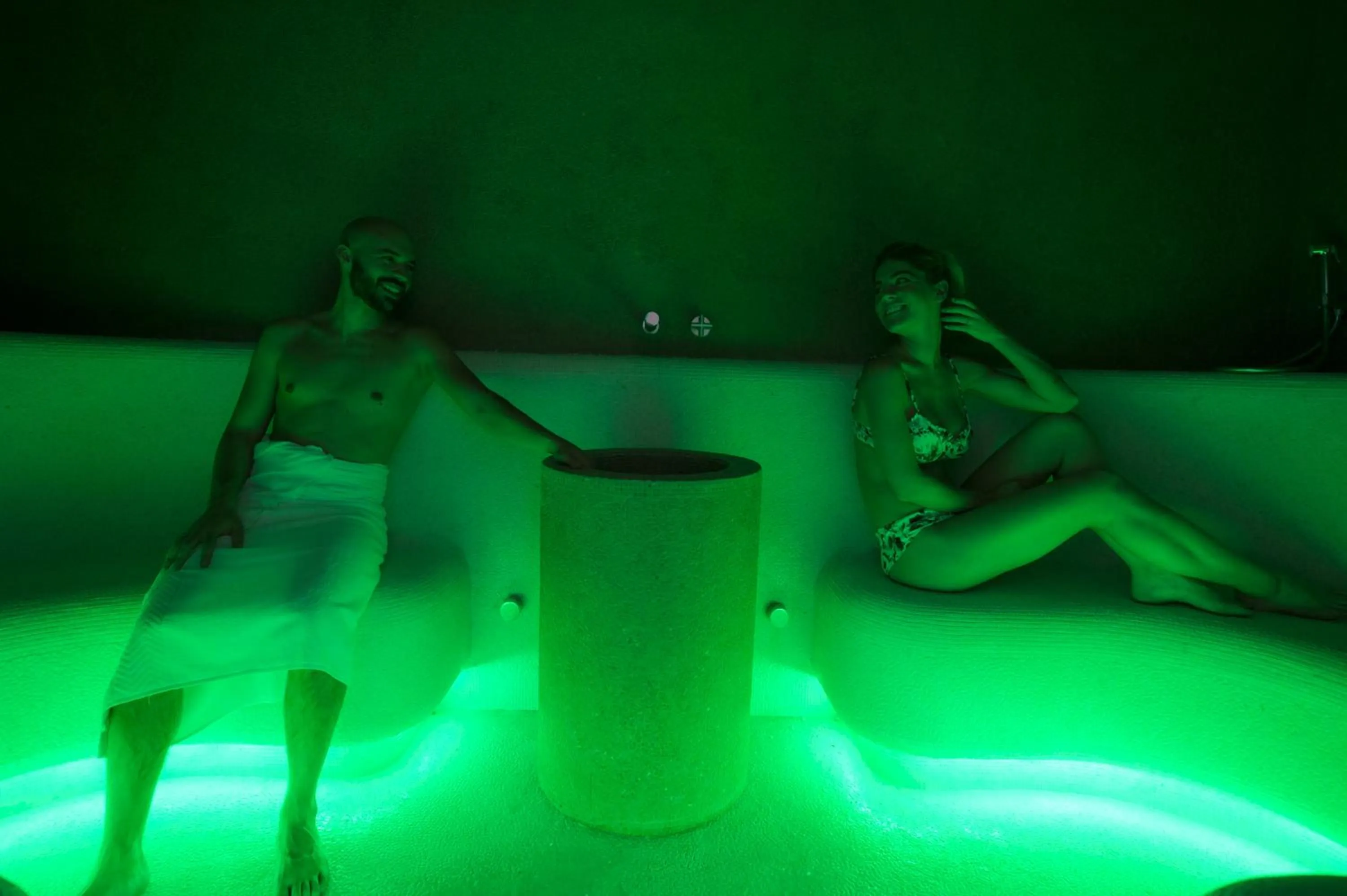 Steam room in Bibione Palace Hotel