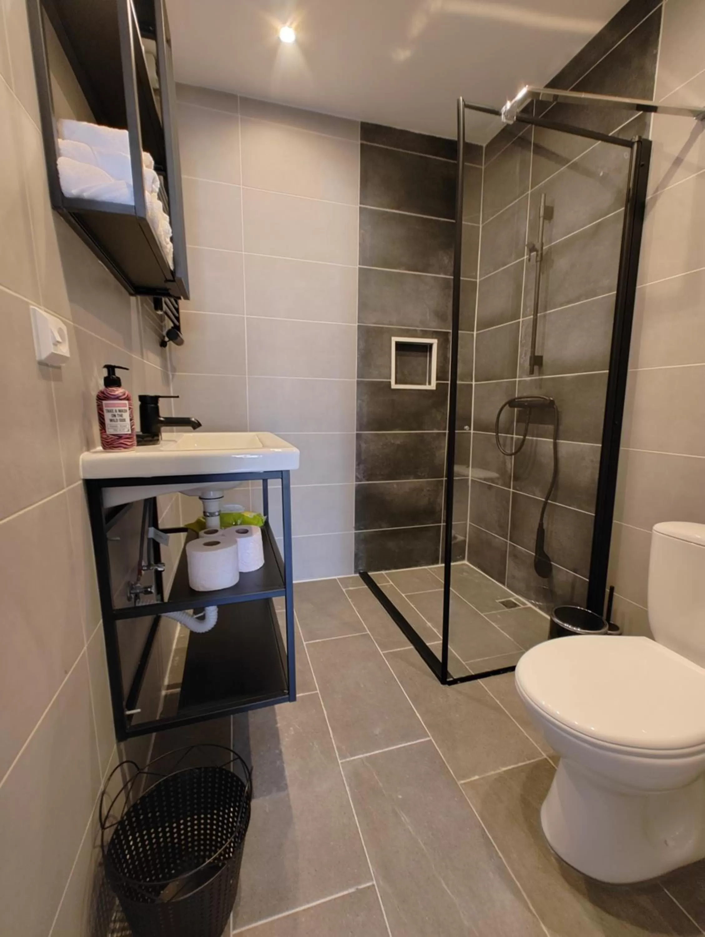 Shower, Bathroom in The Diesel Bed and Breakfast