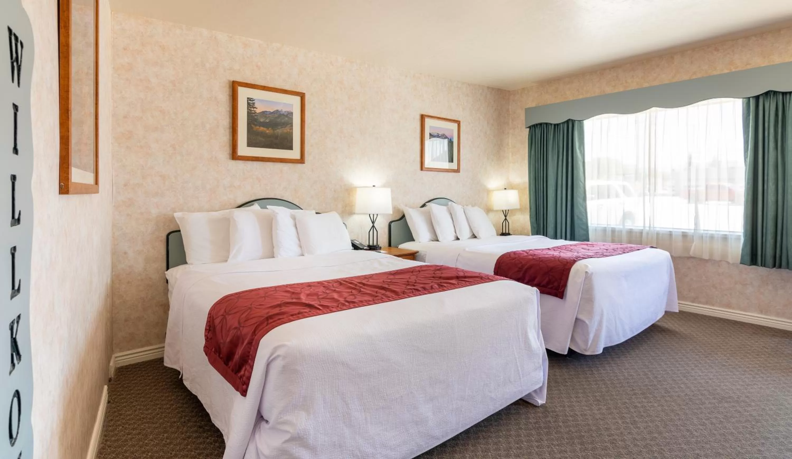 Bed in Swiss Alps Inn