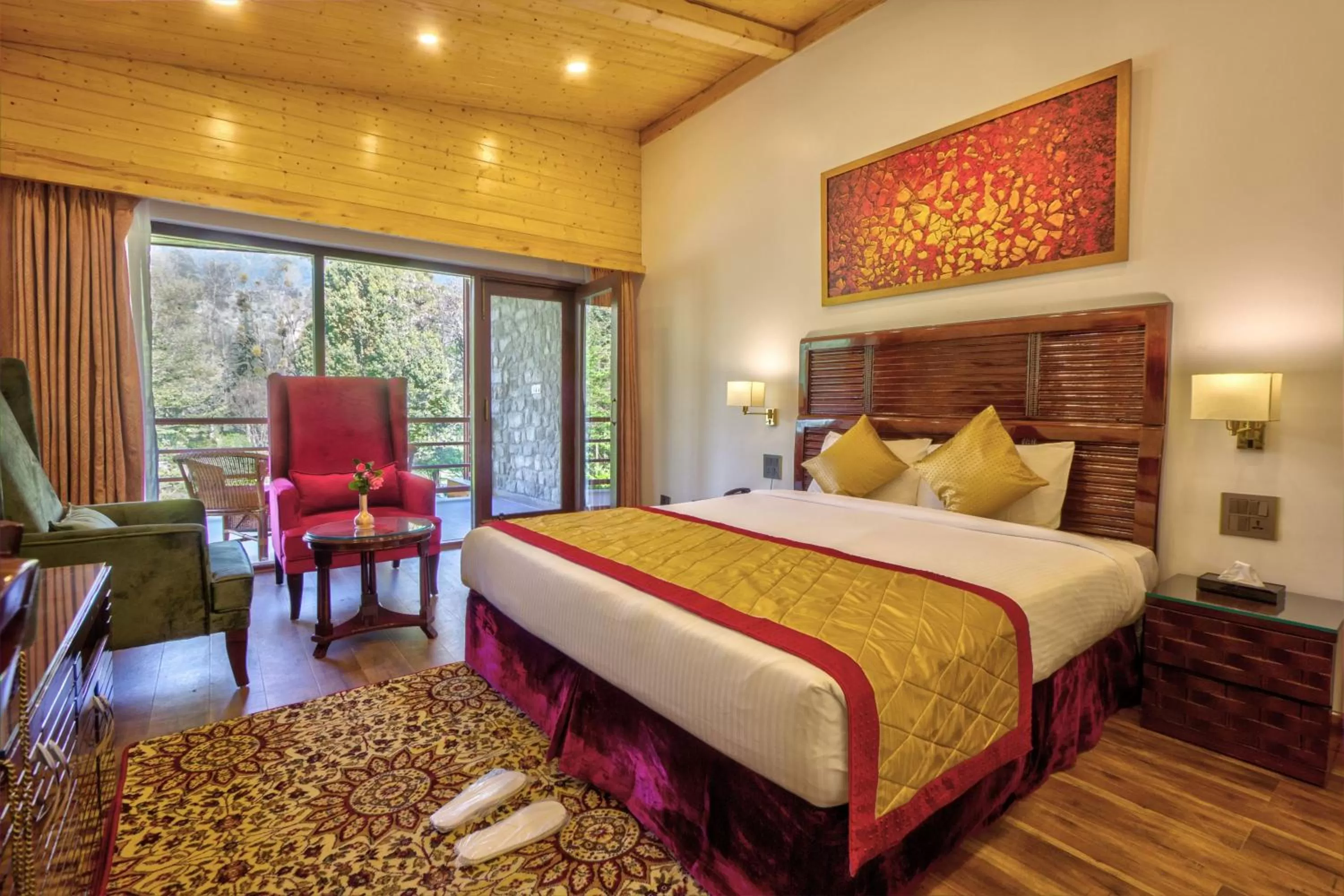 Bedroom, Bed in Span Resort and Spa, Manali
