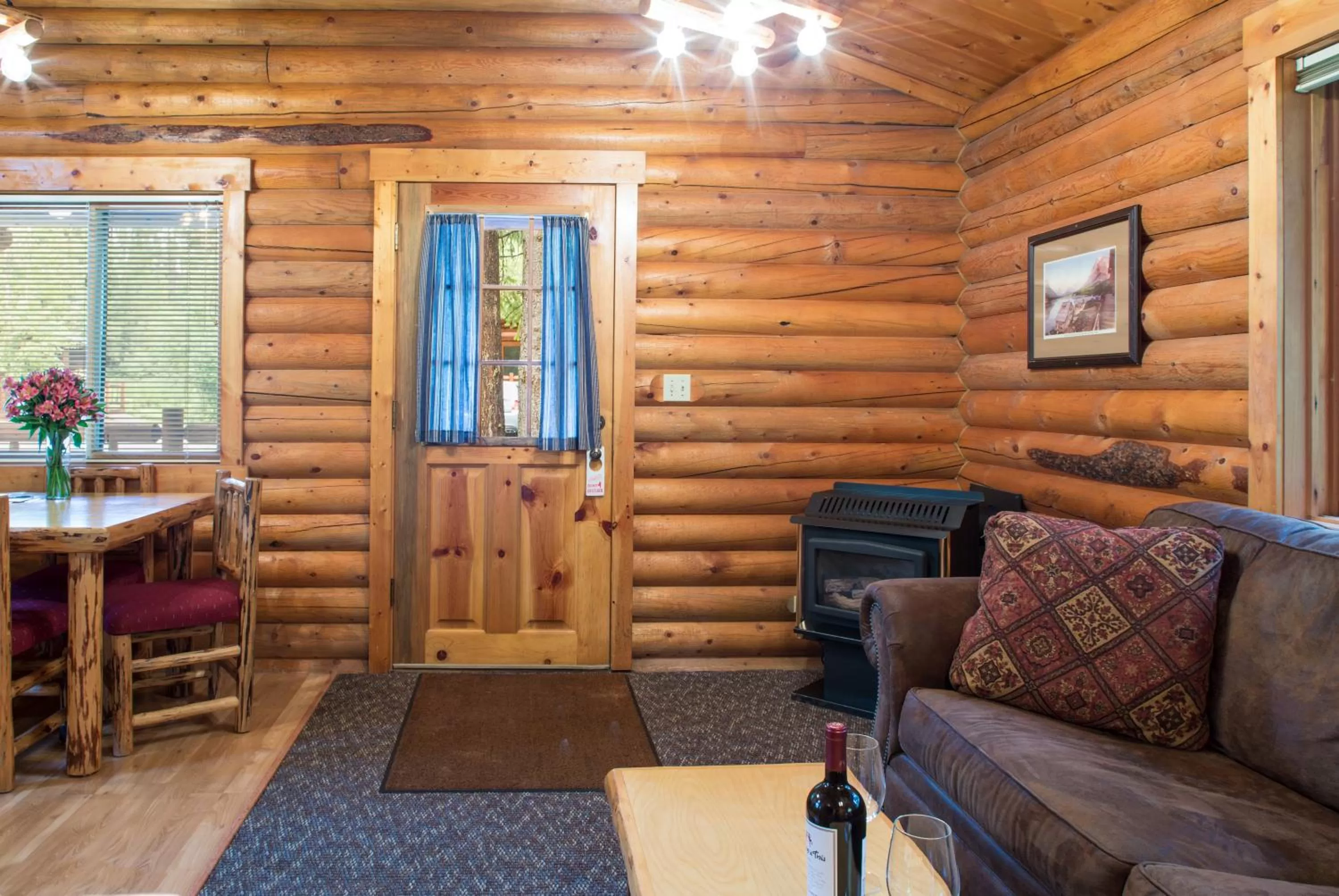 Living room in North Forty Resort