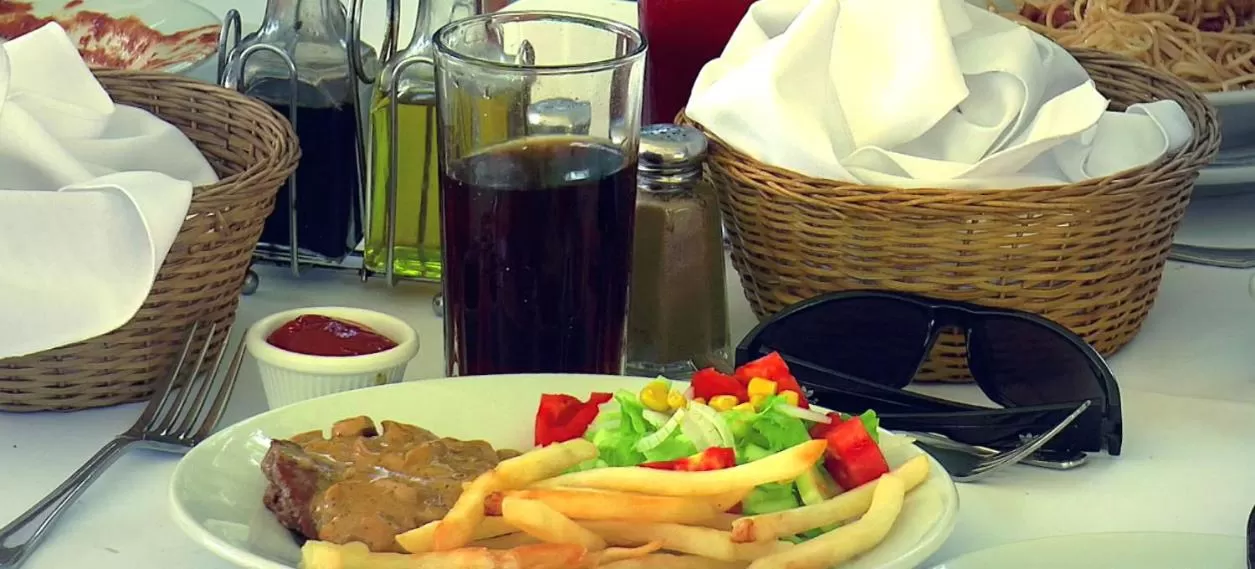 Food and drinks in Hotel San Buenaventura de Atitlán