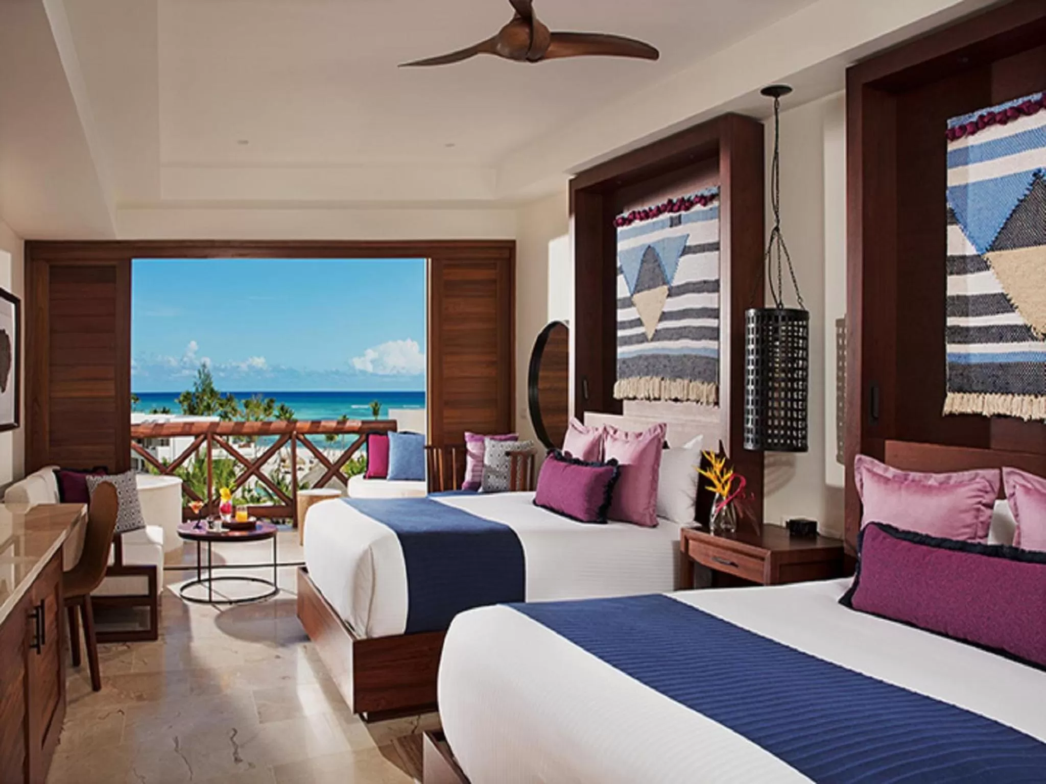 Sea view, Bed in Secrets Cap Cana Resort & Spa - Adults Only - All Inclusive