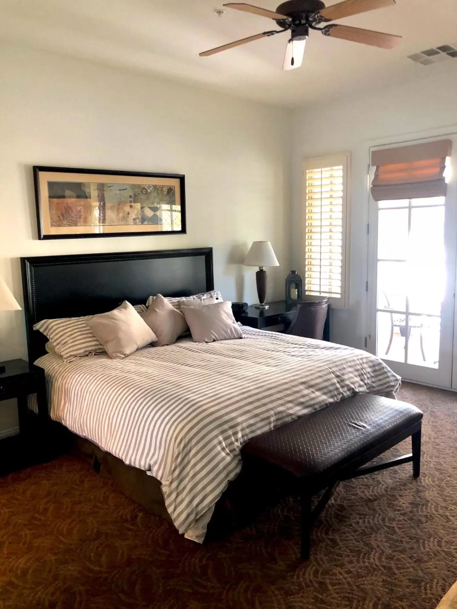 Bedroom, Bed in Beautiful Casita with Balcony, La Quinta Legacy Villas