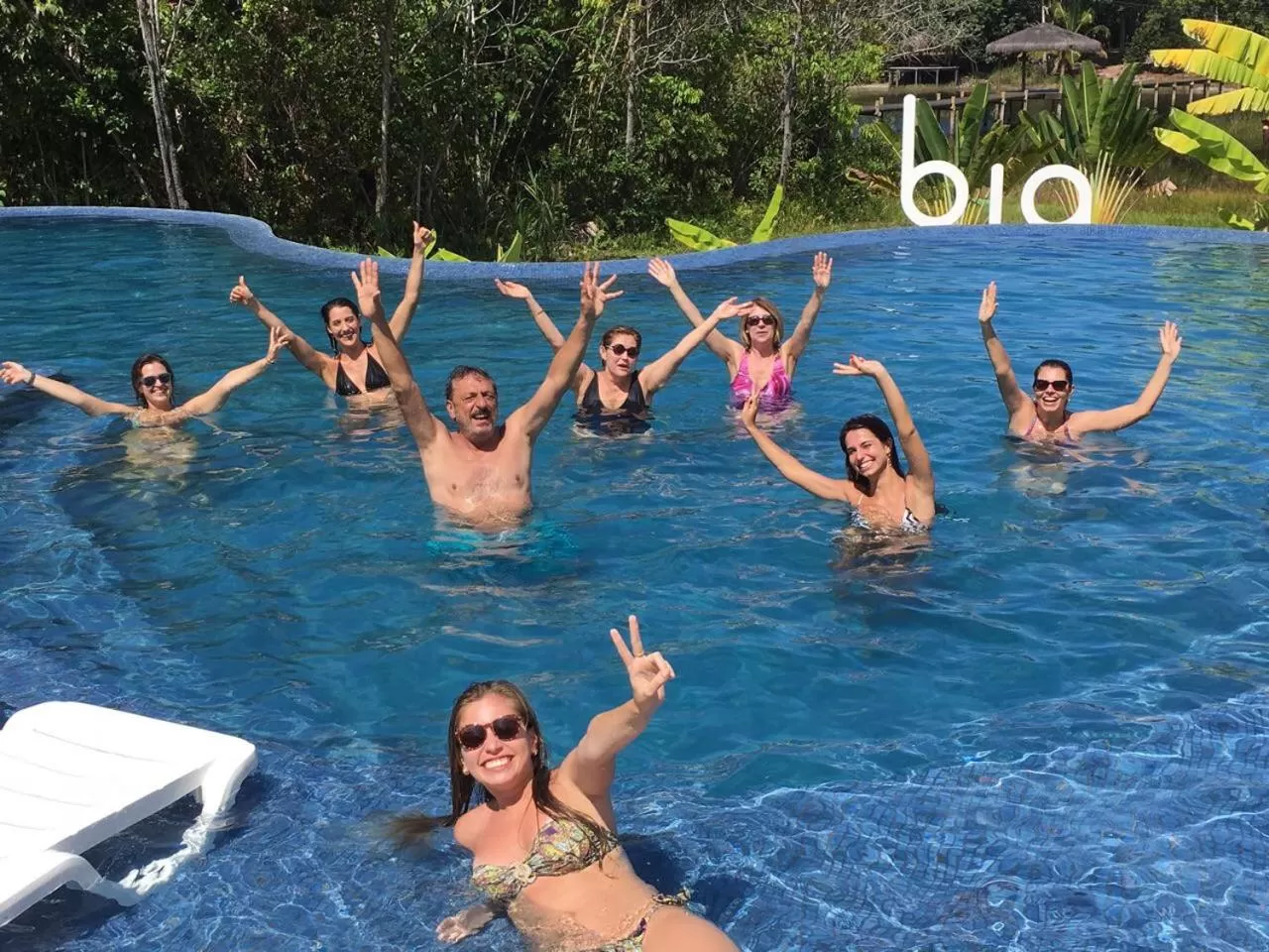 People, Swimming Pool in Pousada Sitio da Bia