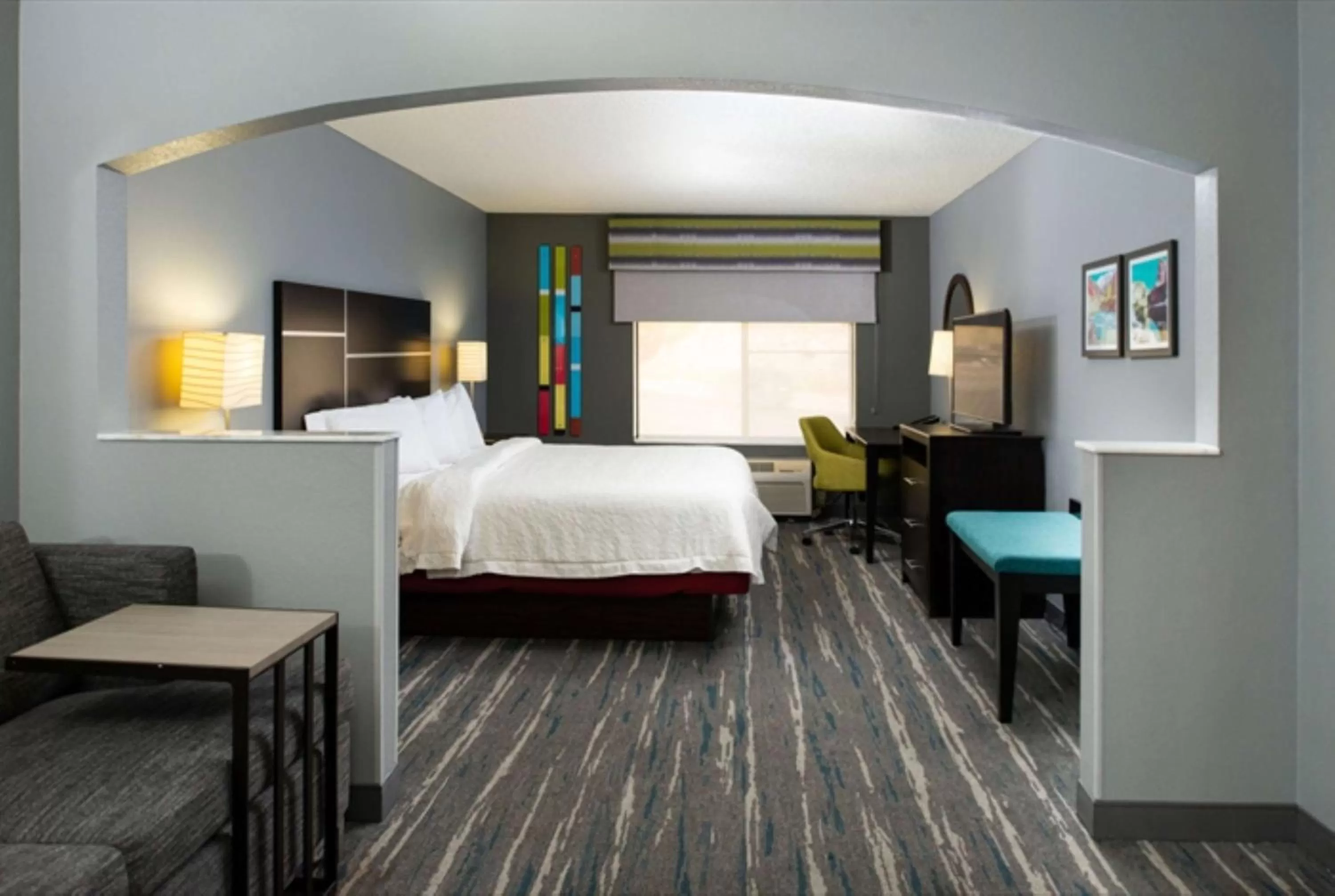 Bedroom, Bed in Hampton Inn Glenwood Springs