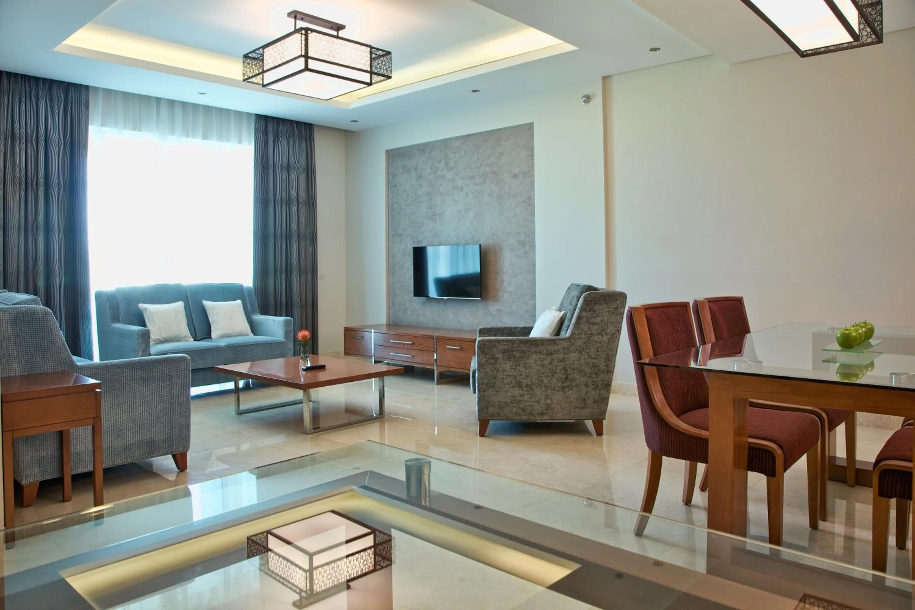 Living room in Millennium Executive Apartments Muscat