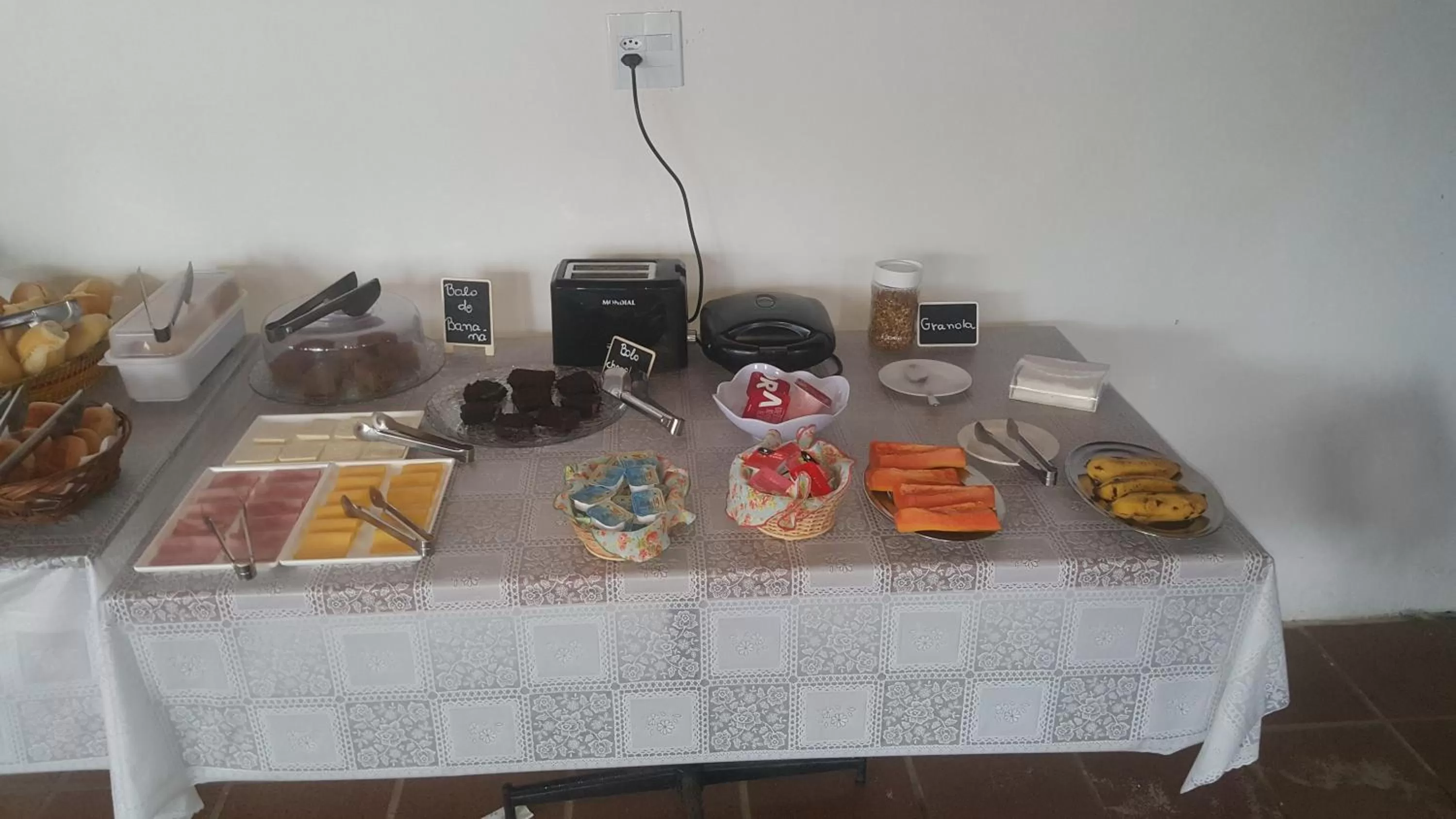 Breakfast in Pousada Solar Tropical