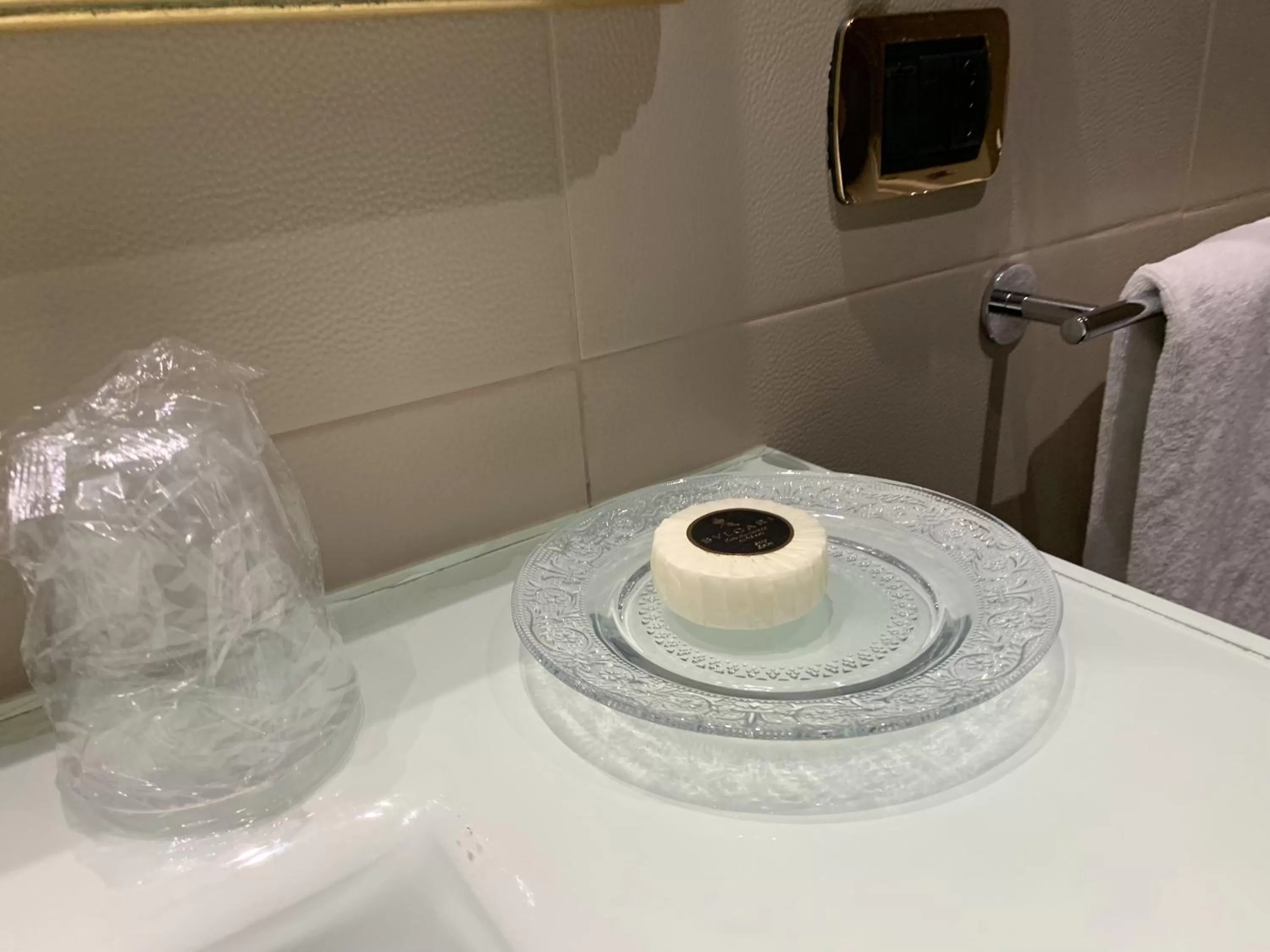 Bathroom in Hotel Villa Traiano