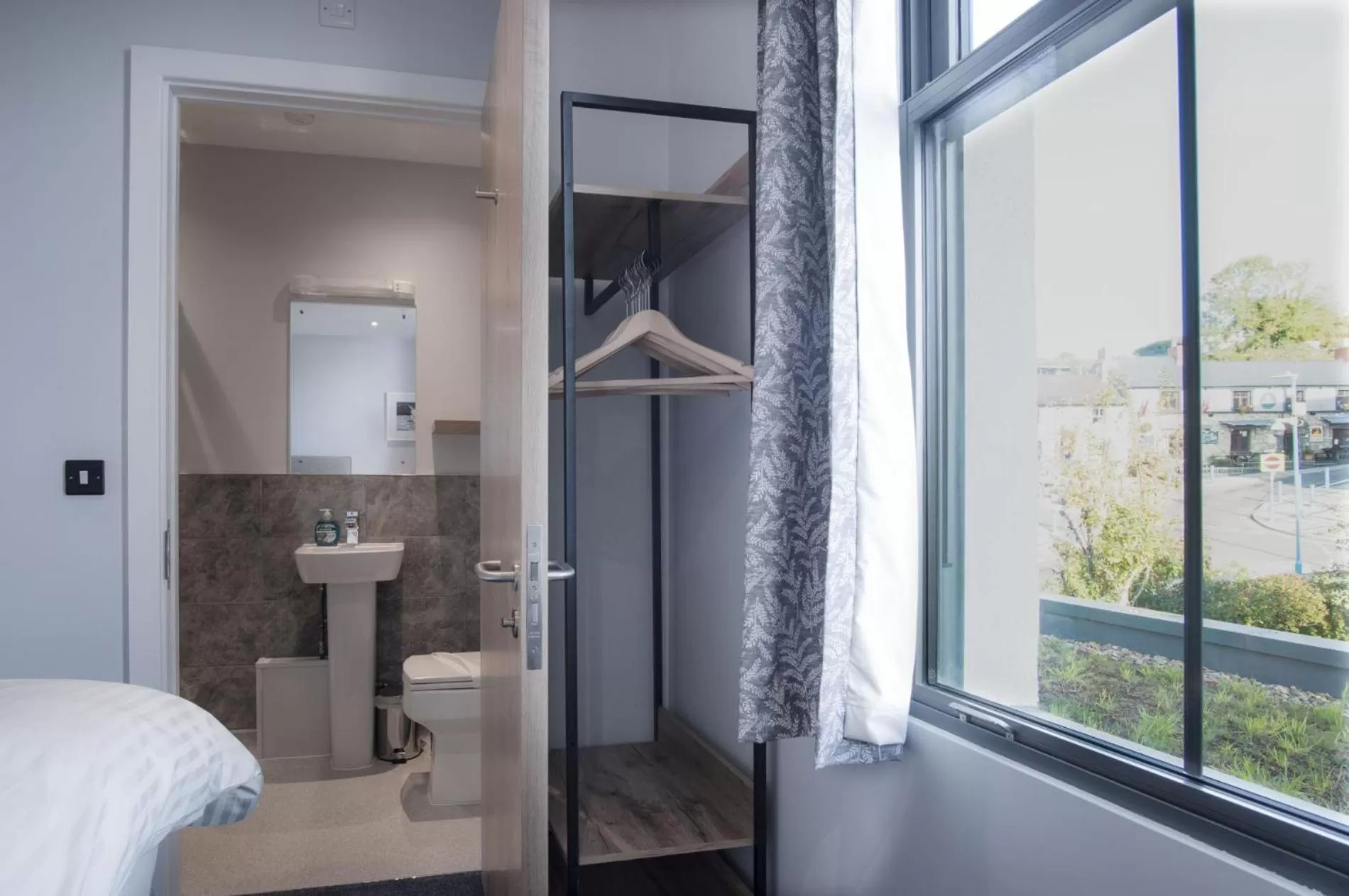 Floor plan, Bathroom in Ocean Cabins No 1 At The Square - Saundersfoot