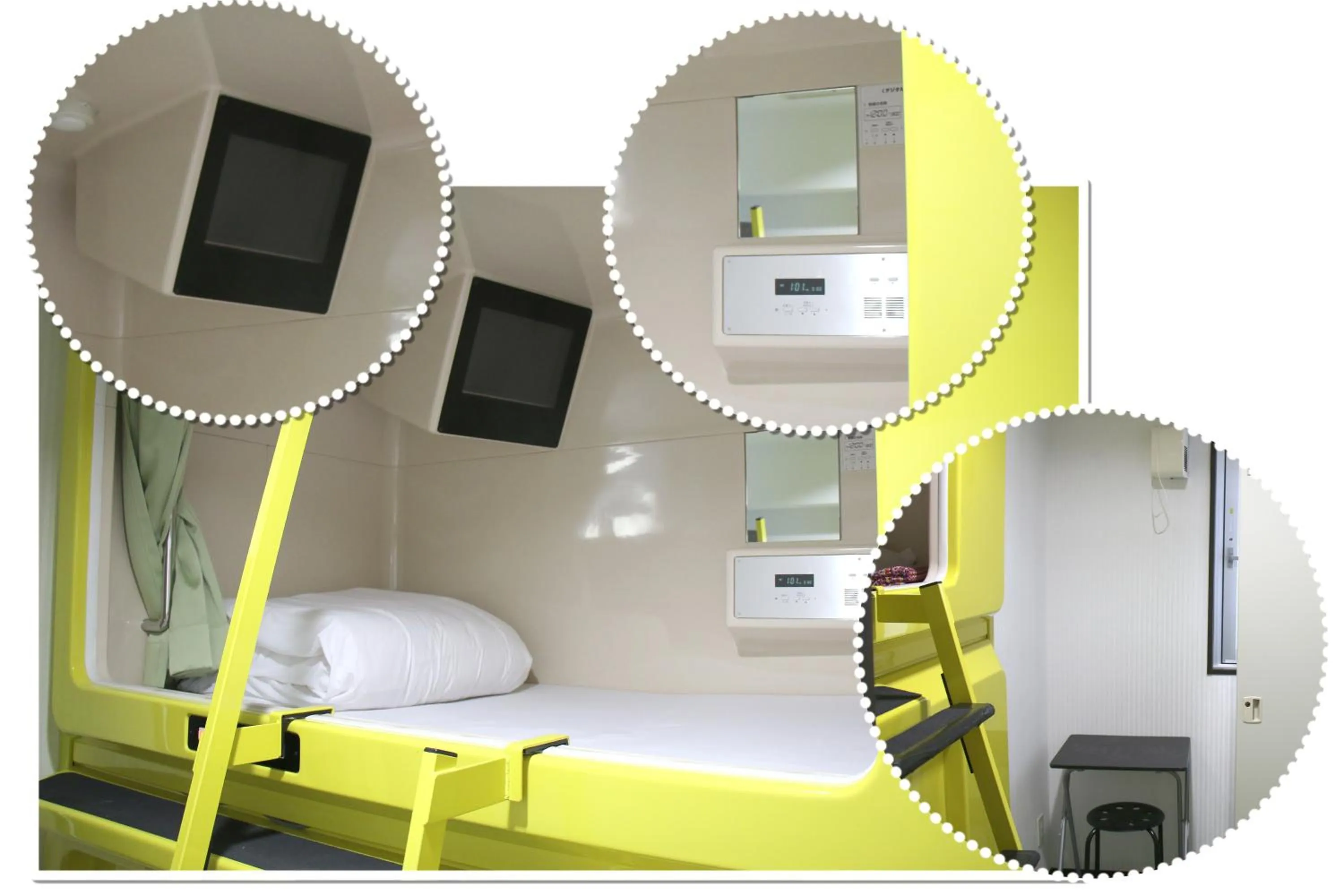 Bed in Hotel Shin-Imamiya