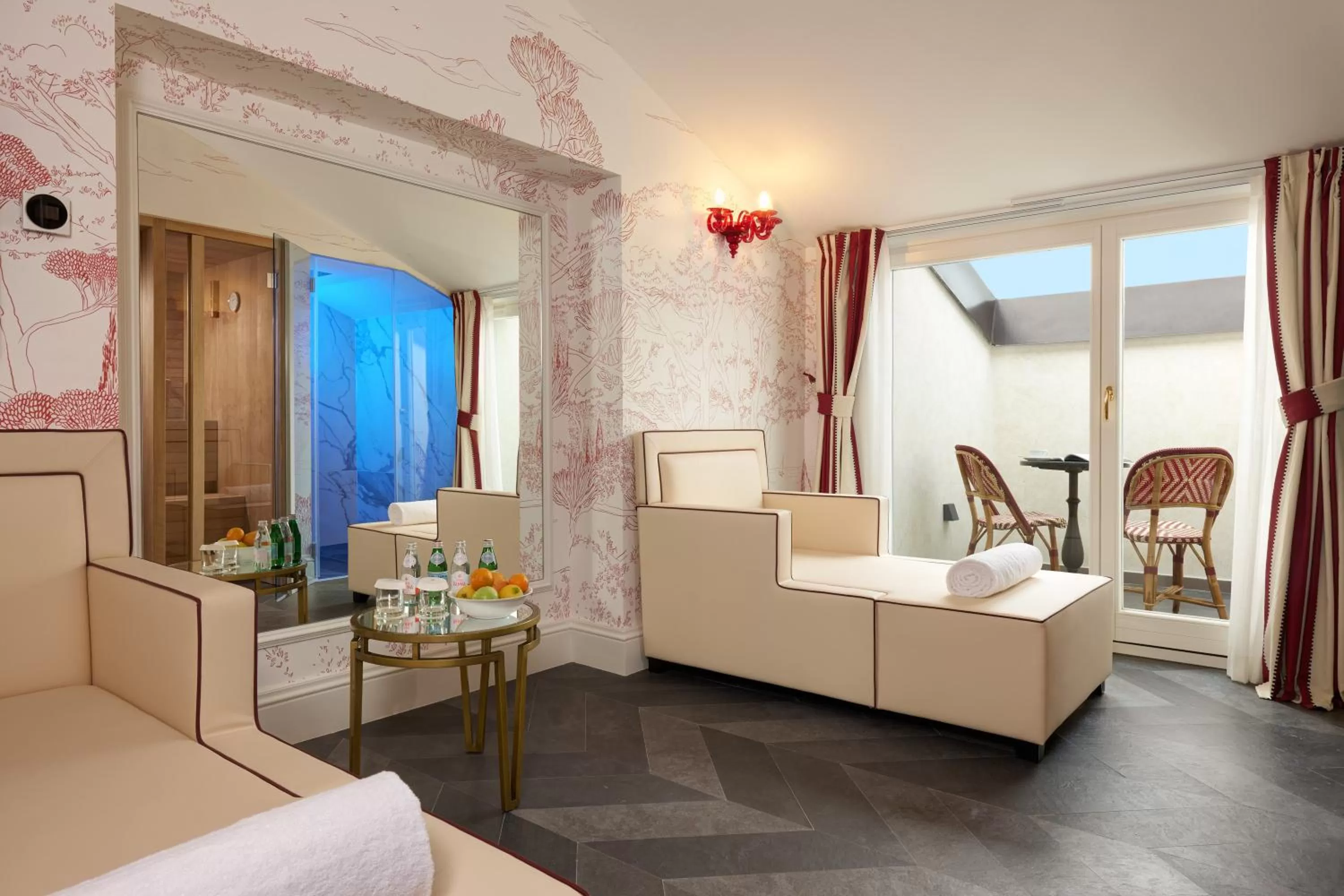 Sauna, Bed in Palazzo Ripetta