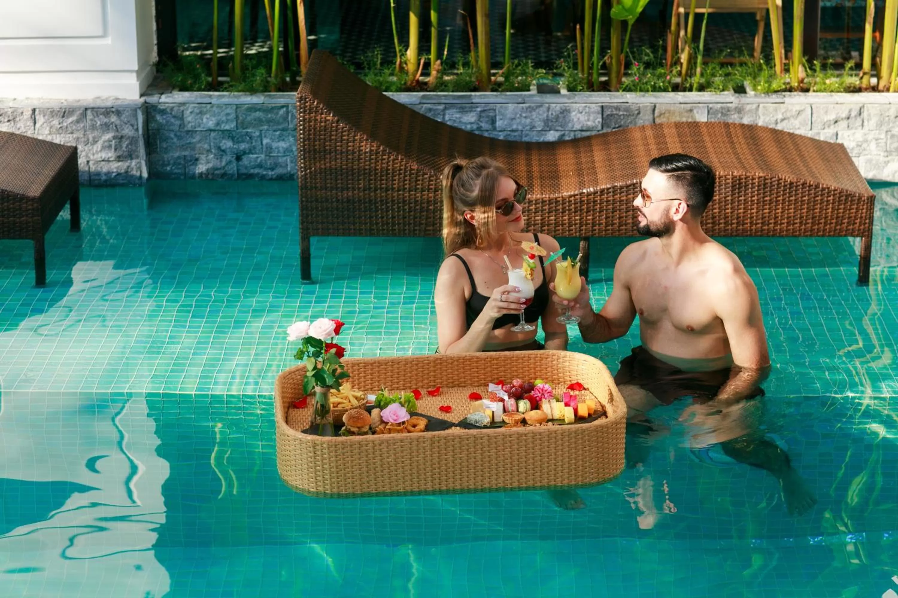 Swimming pool in Grand Sunrise Palace Hoi An- A Luxury Indochine Hotel & Spa