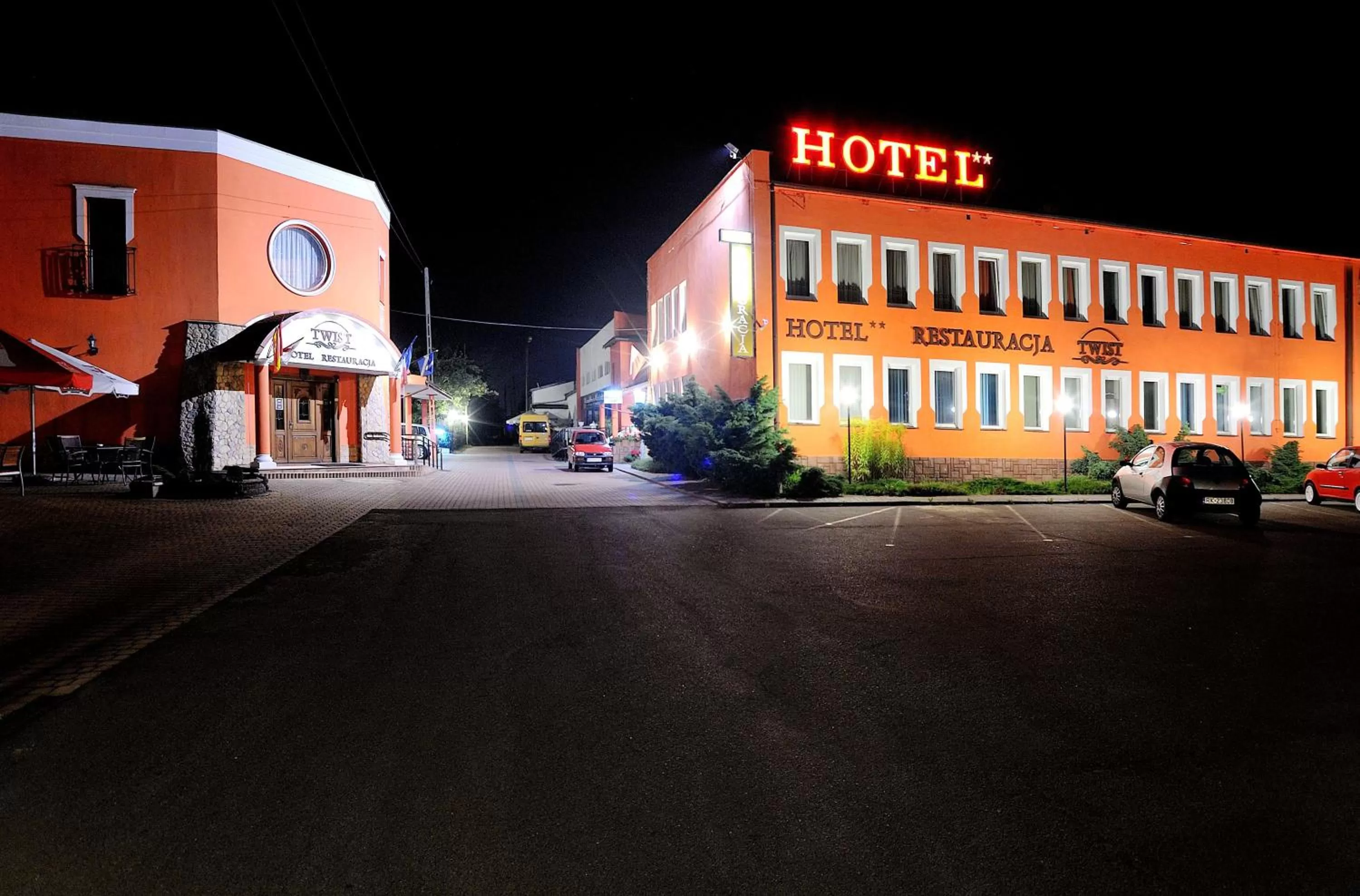 Night, Property Building in Hotel Restauracja Twist
