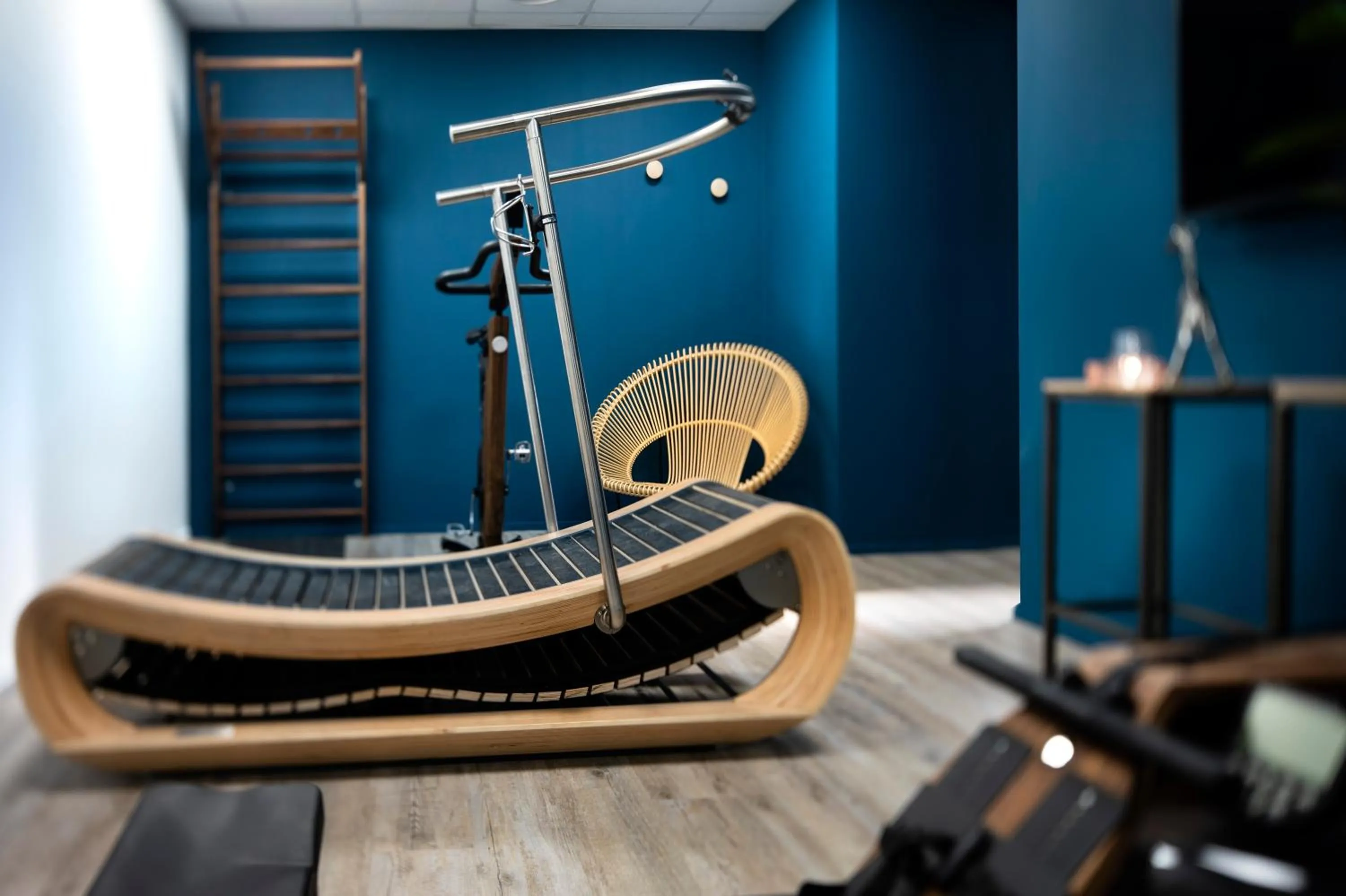 Fitness centre/facilities in Hôtel Les Deux Girafes