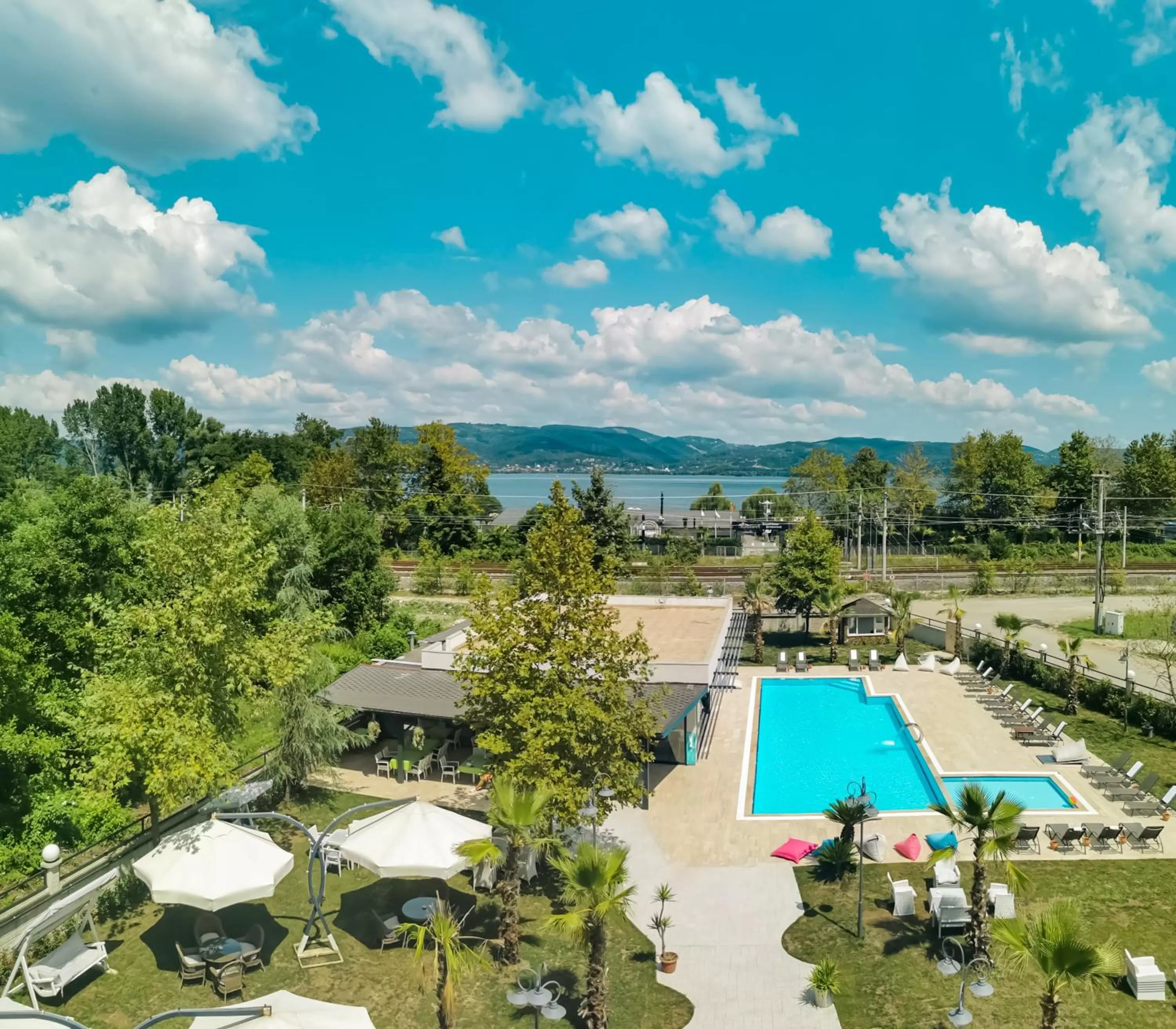 Bird's eye view, Pool View in Didi Butik Hotel
