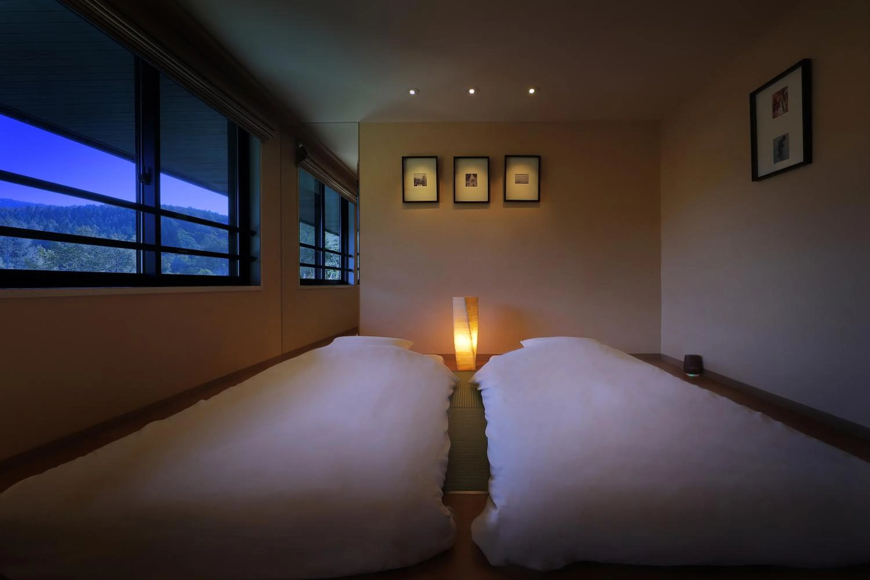 Bed in Hotel Ryu Resort and Spa