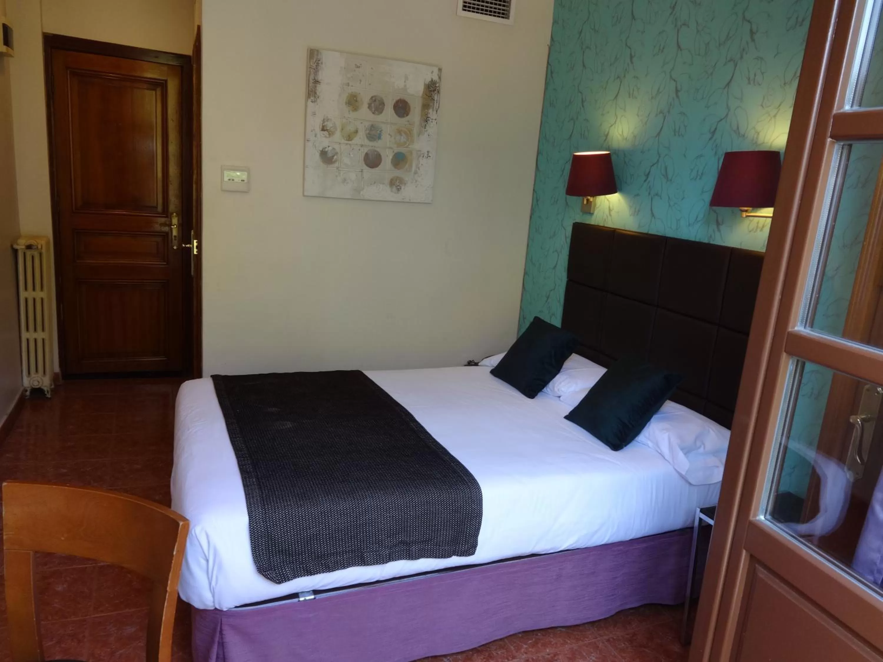 Bed in Hotel Lloret Ramblas