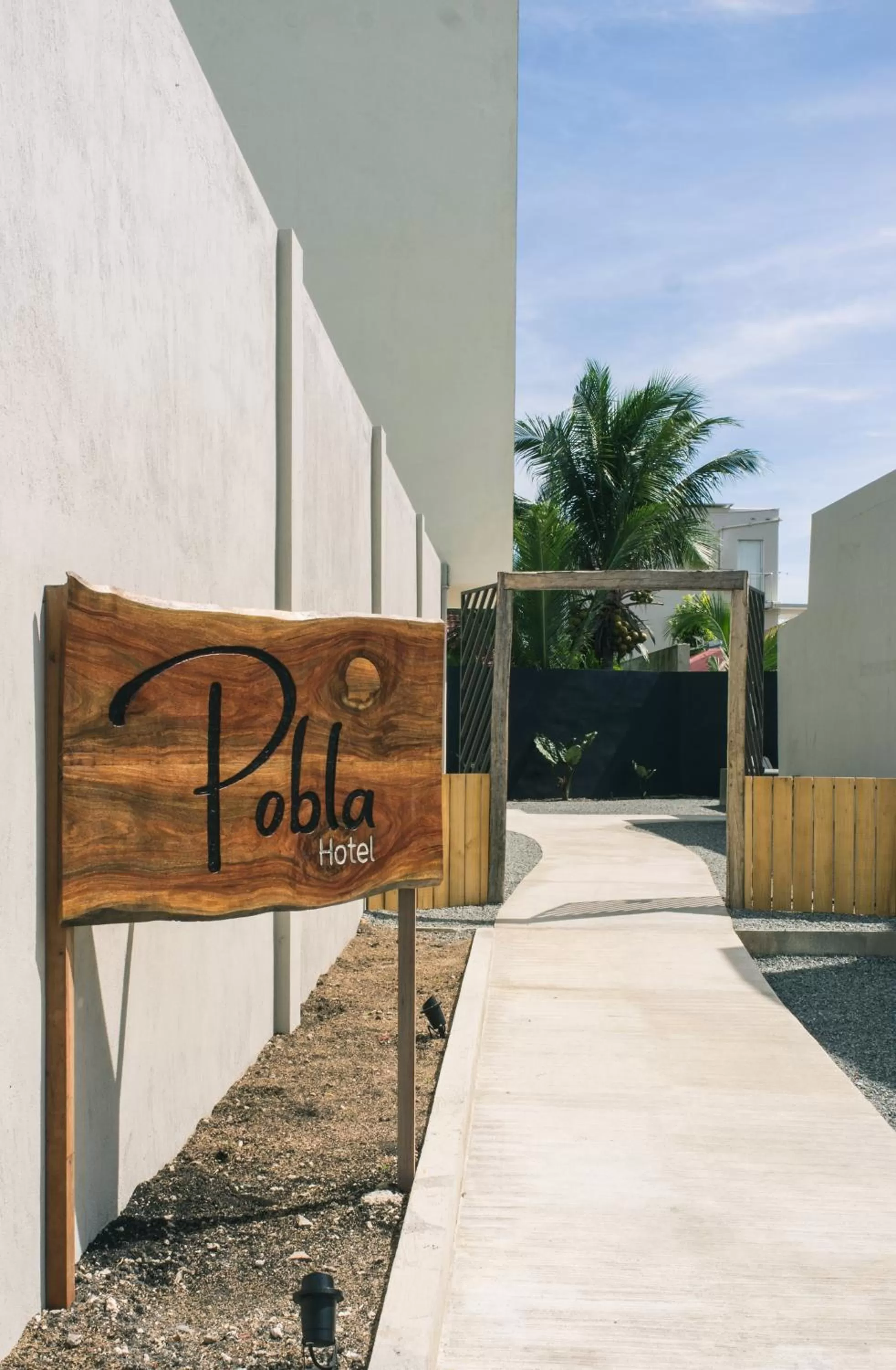 Facade/entrance in Pobla Hotel