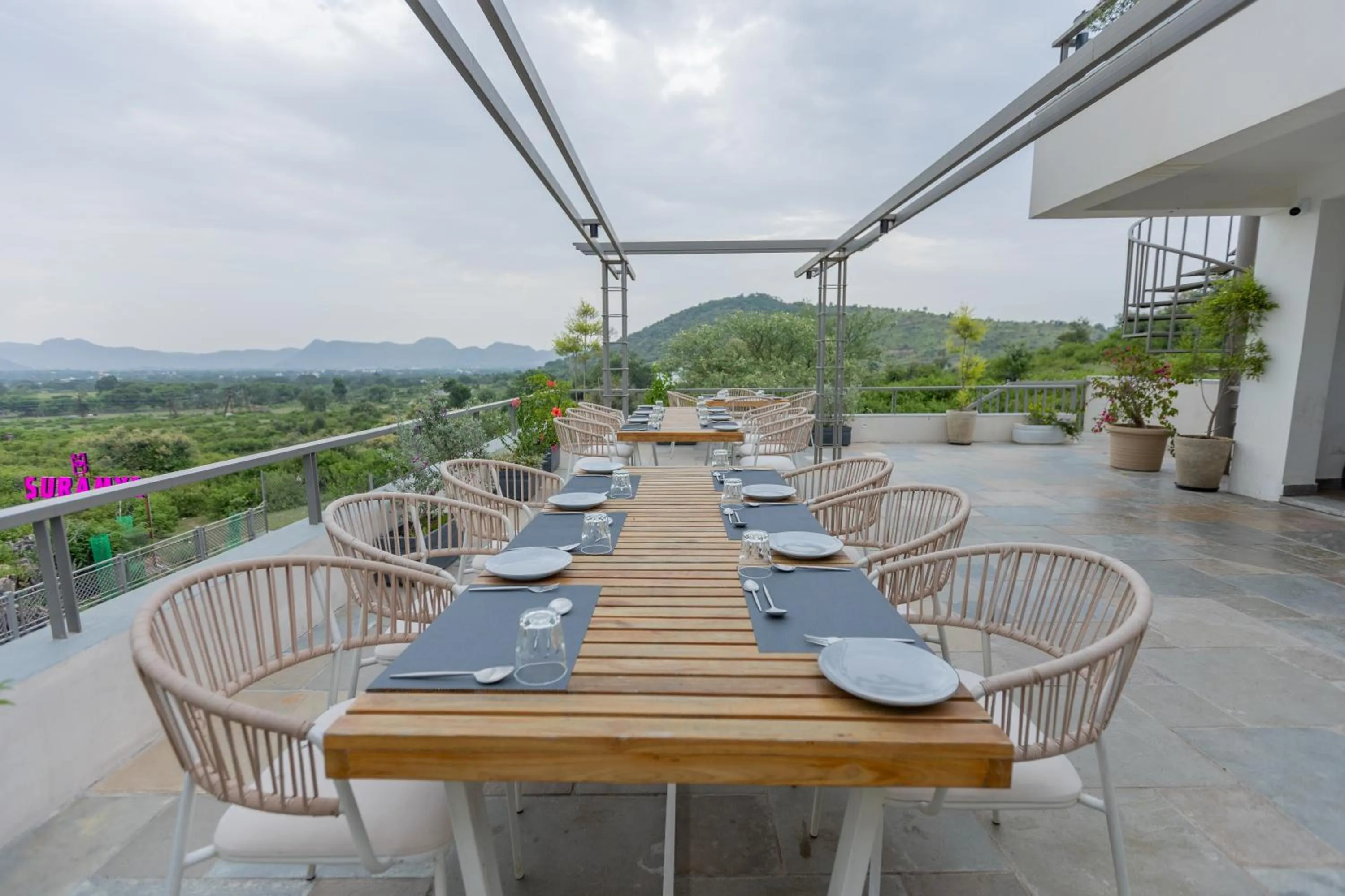 Patio in SURAMYA-A Luxury Boutique Hotel