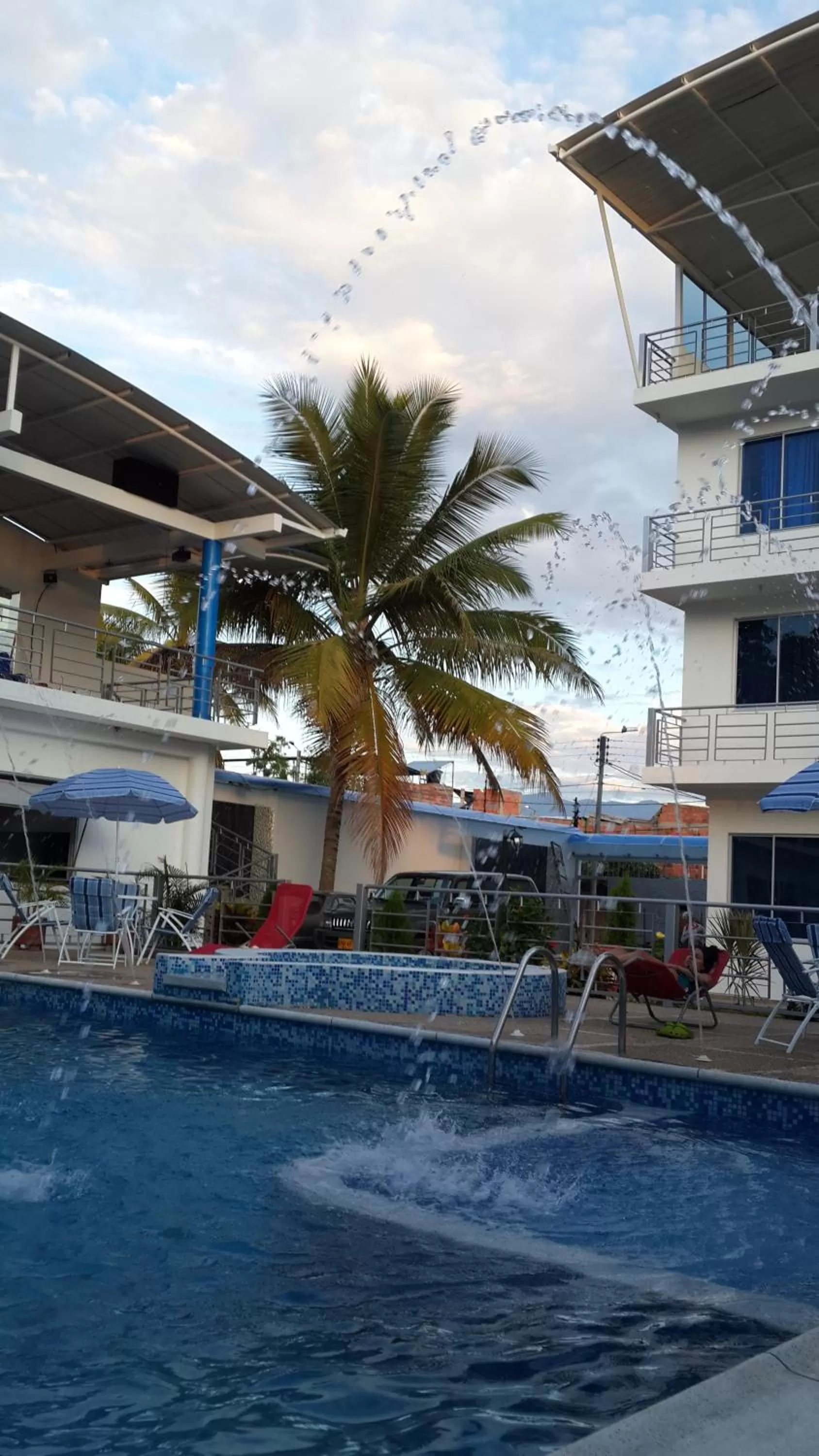 Swimming Pool in Tropical Resort Tocaima