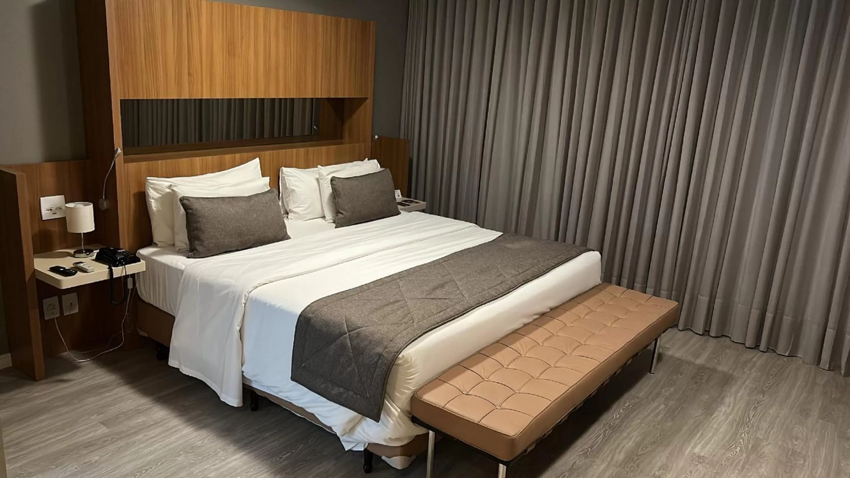 Bed in Jade Hotel Brasília