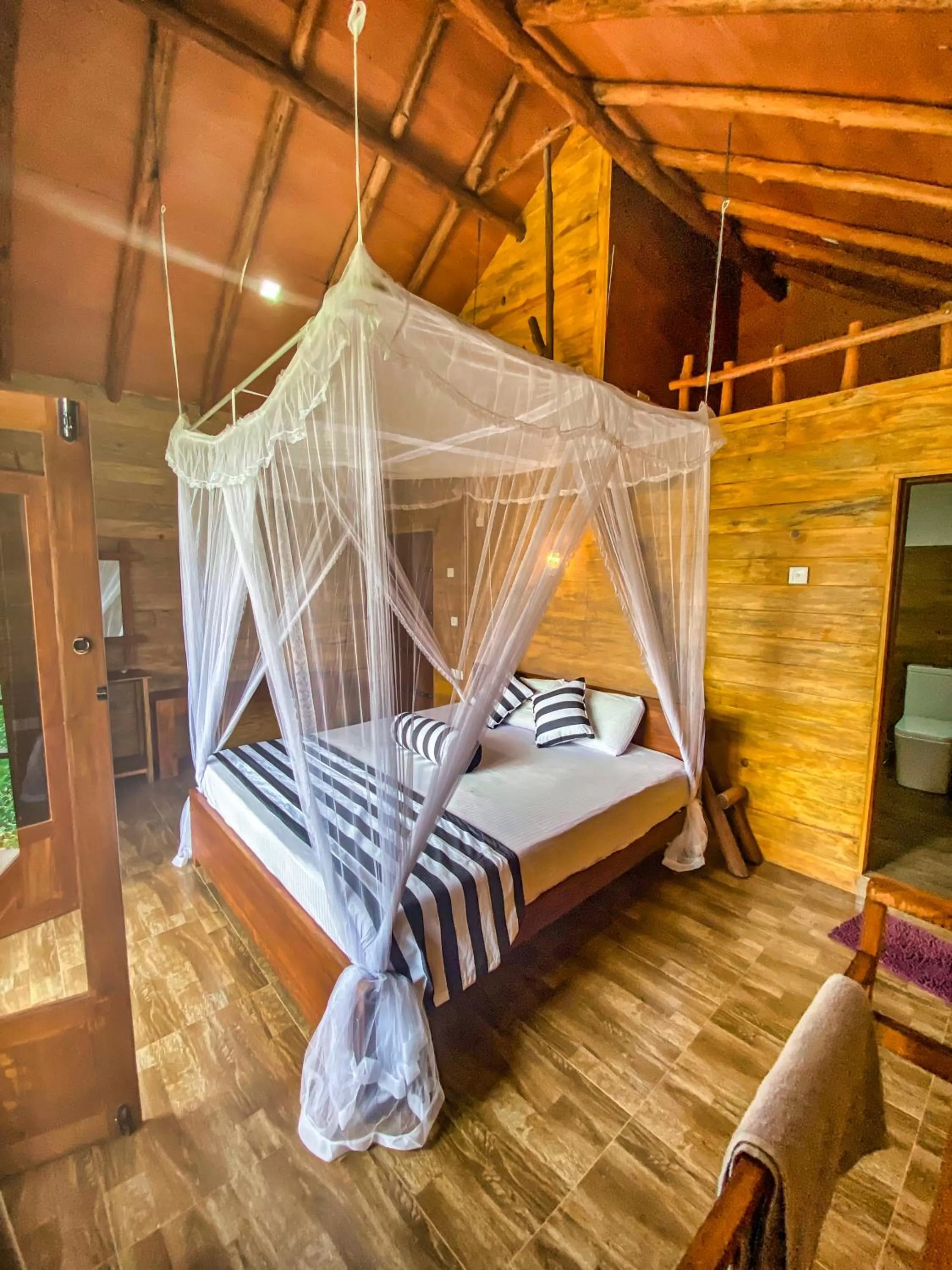 Bedroom, Bed in Ella 100 View Cottage