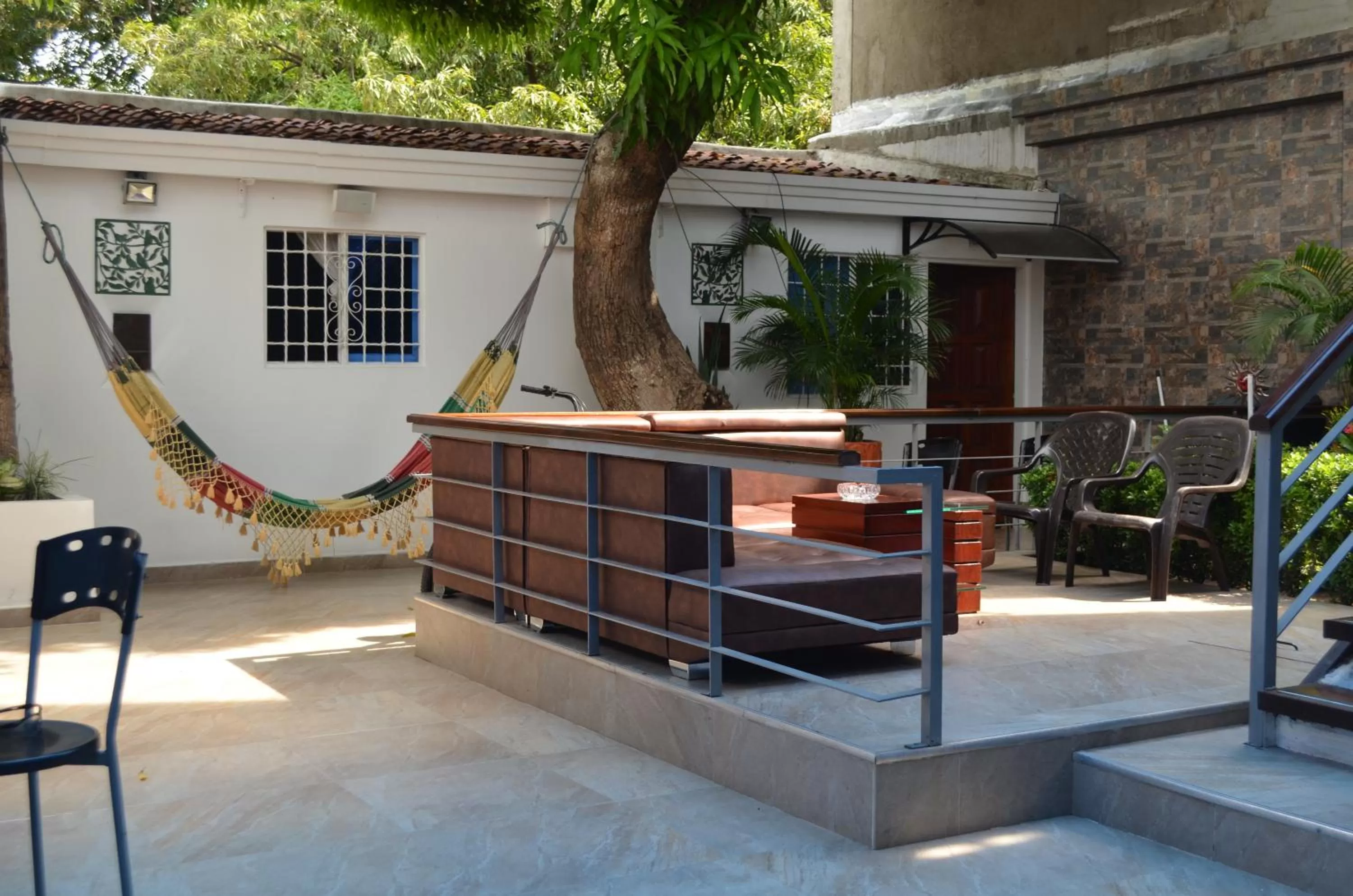 Patio in Hotel Ucla Center