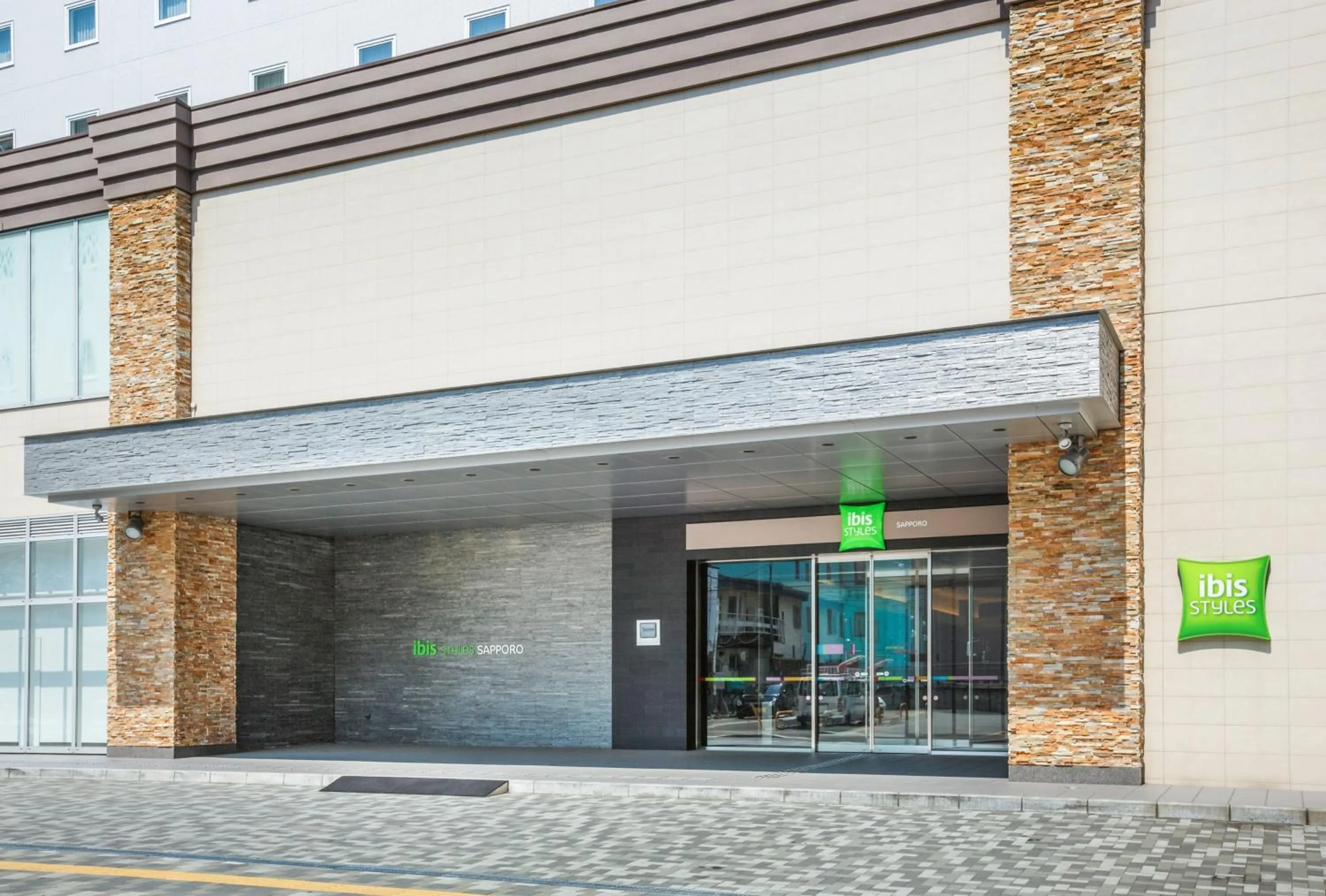 Facade/entrance in Ibis Styles Sapporo