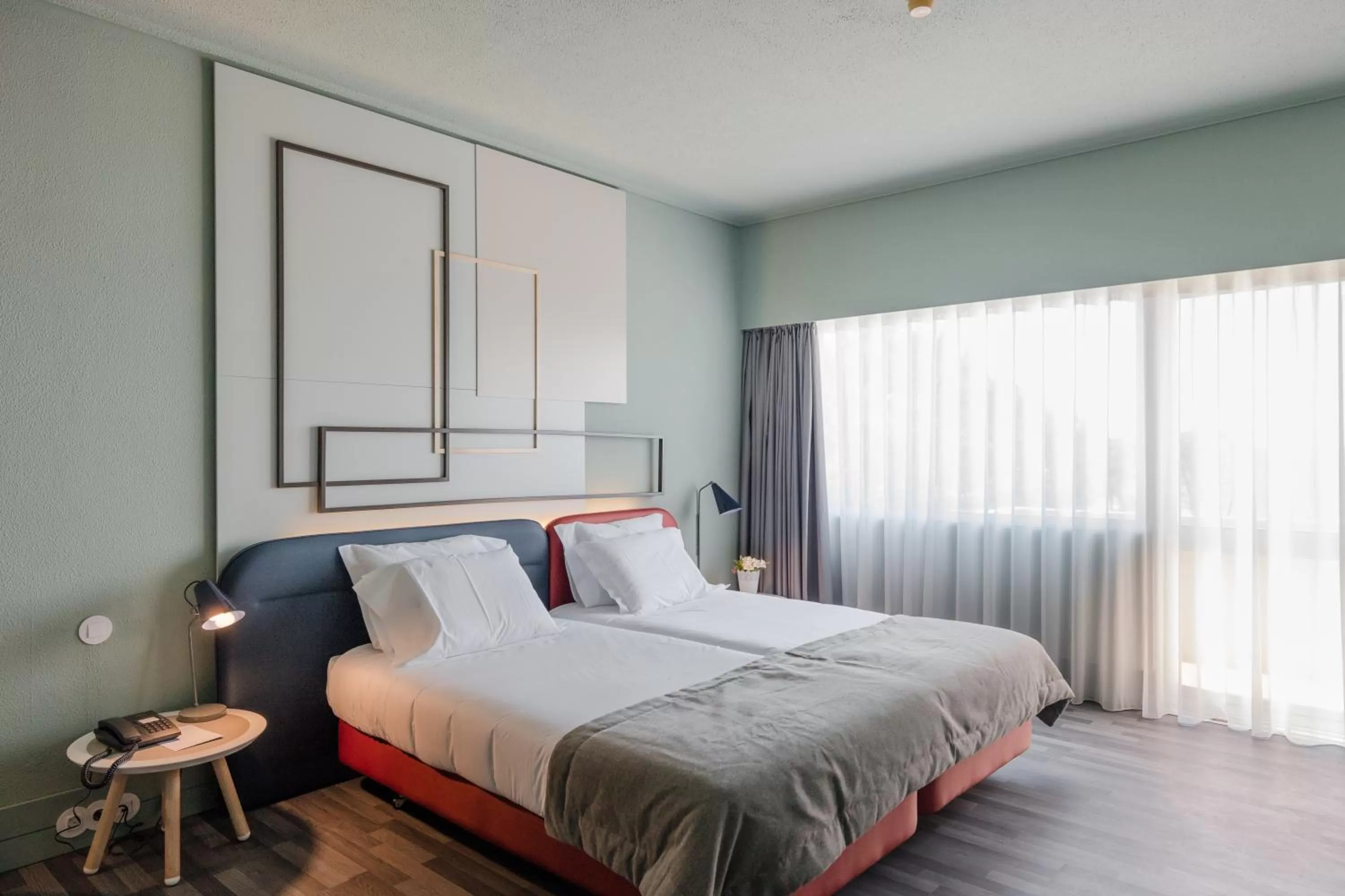 Double or Twin Room with Garden View in Axis Ofir Beach Resort Hotel