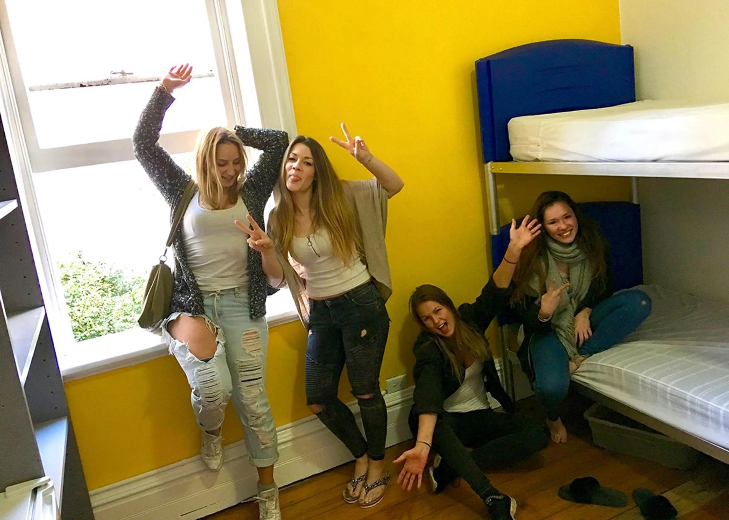 Bedroom, Bed in Original Backpackers