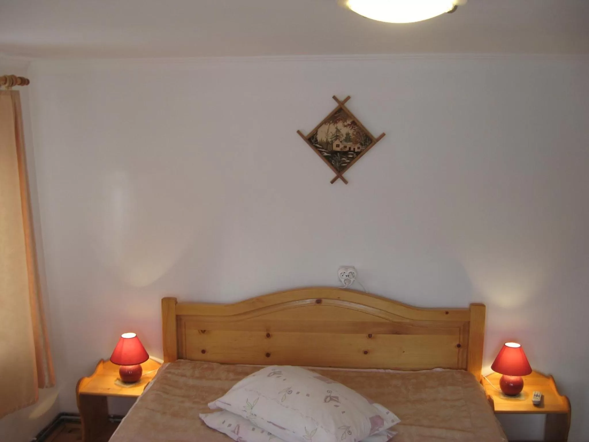 Bed in Pensiunea Luminita