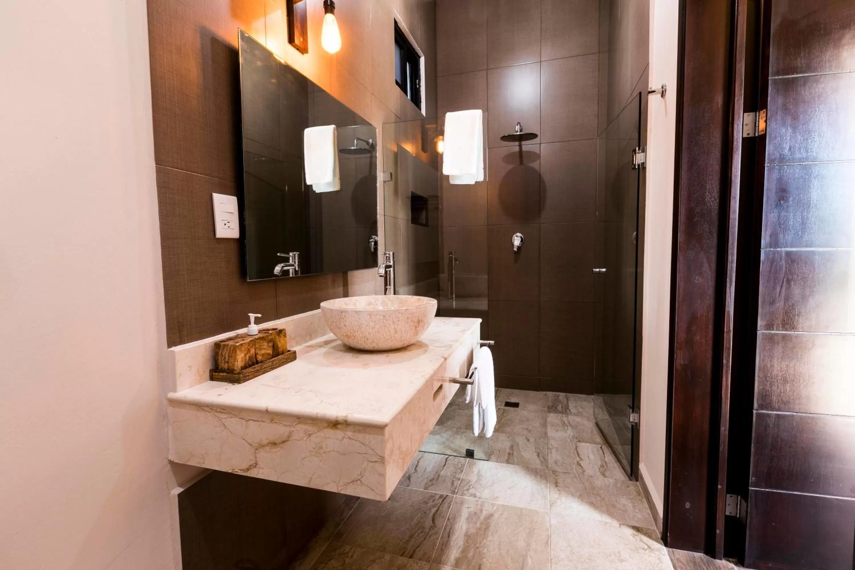 Bathroom in Hotel Los Frailes, Valladolid, Yucatán