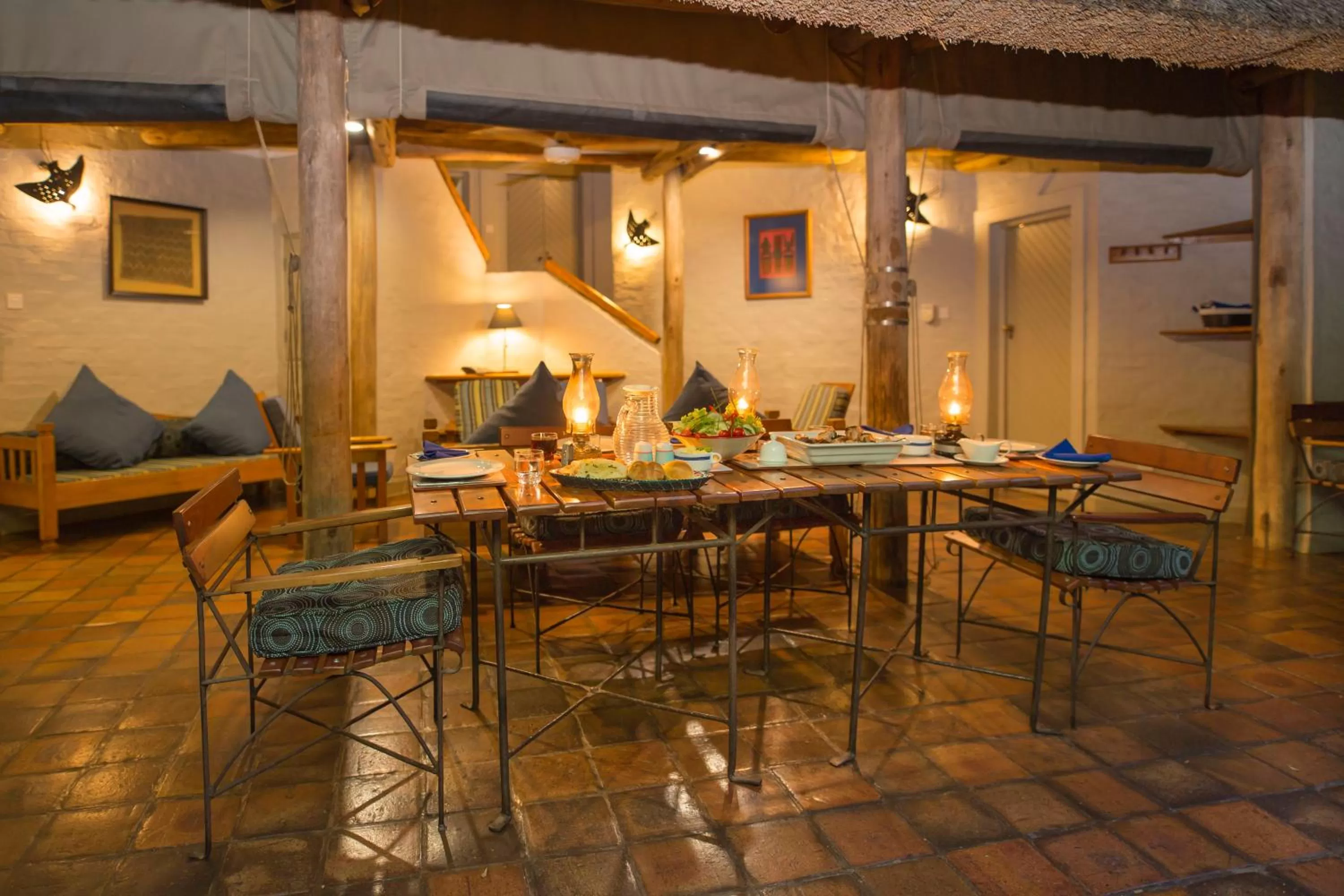 Dining area in Lokuthula Lodges