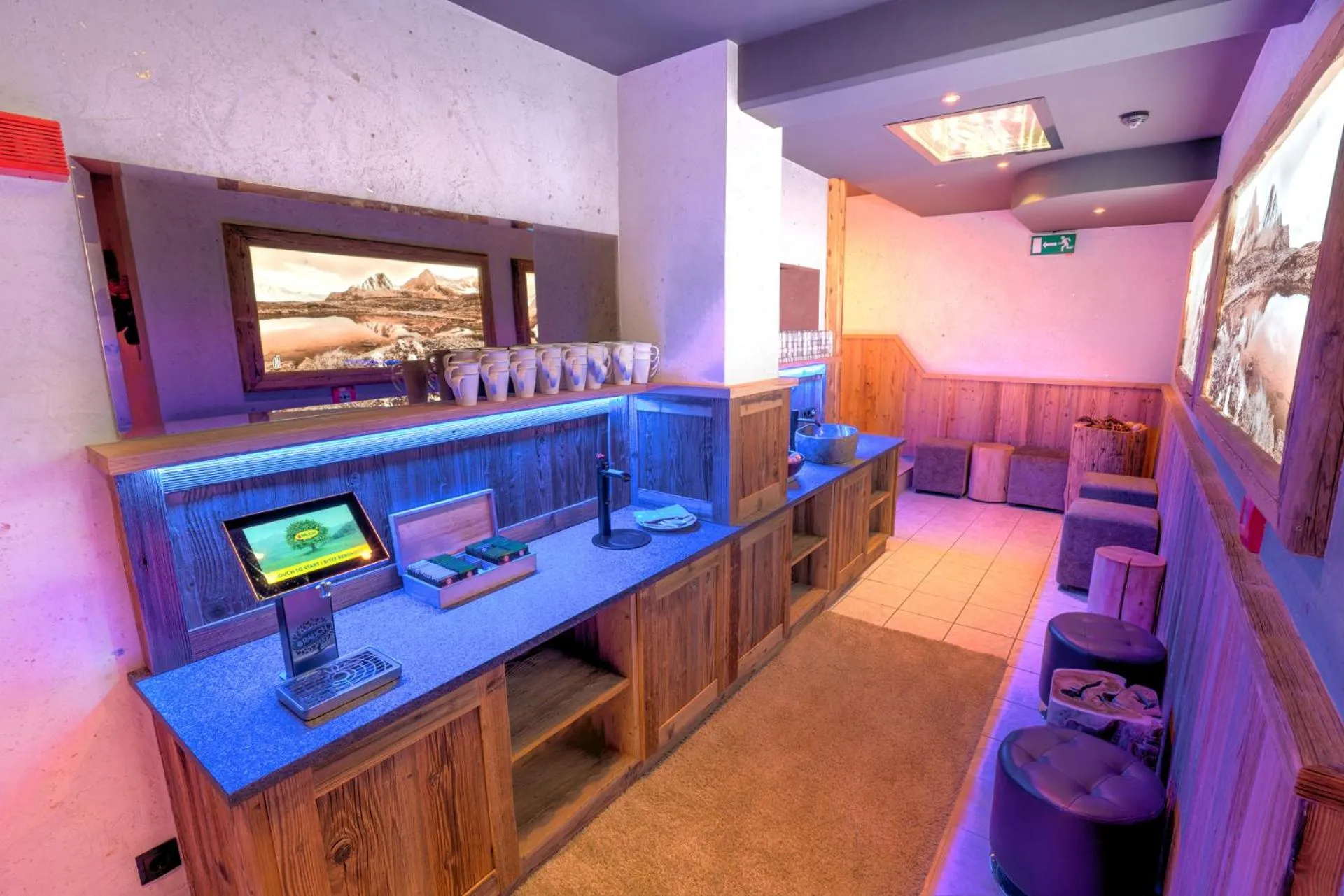 Sauna in Alpenbad Hotel Hohenhaus