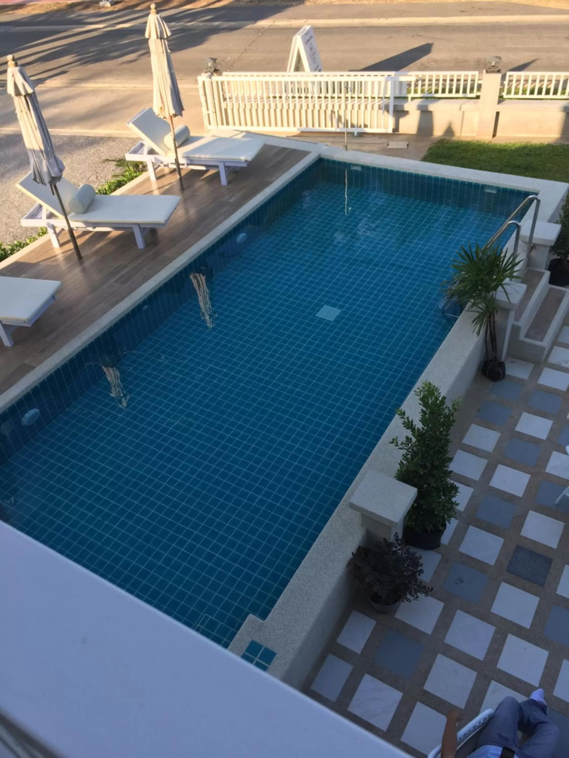 Swimming Pool in BC Summer Beach