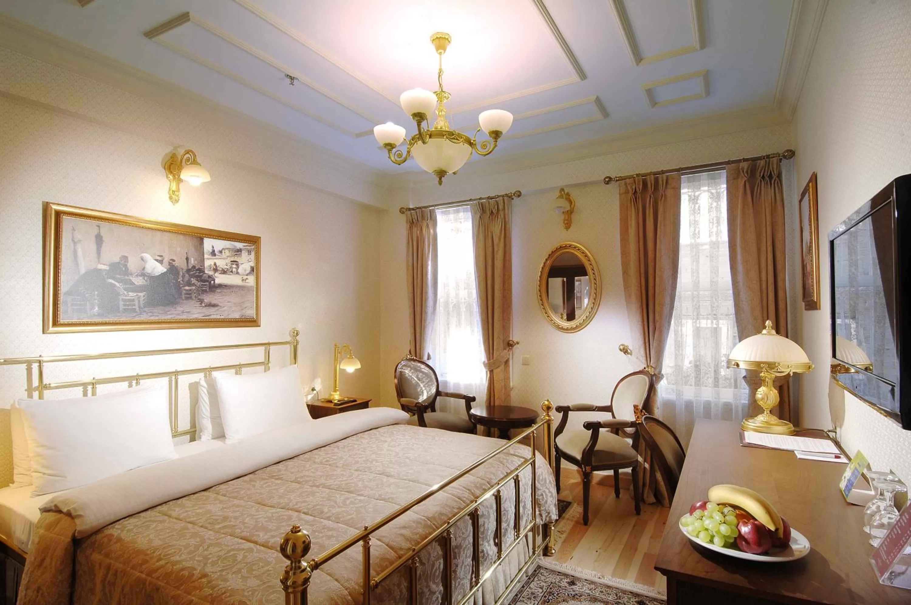 Bedroom, Bed in Darussaade Hotel Old City - Sultanahmet