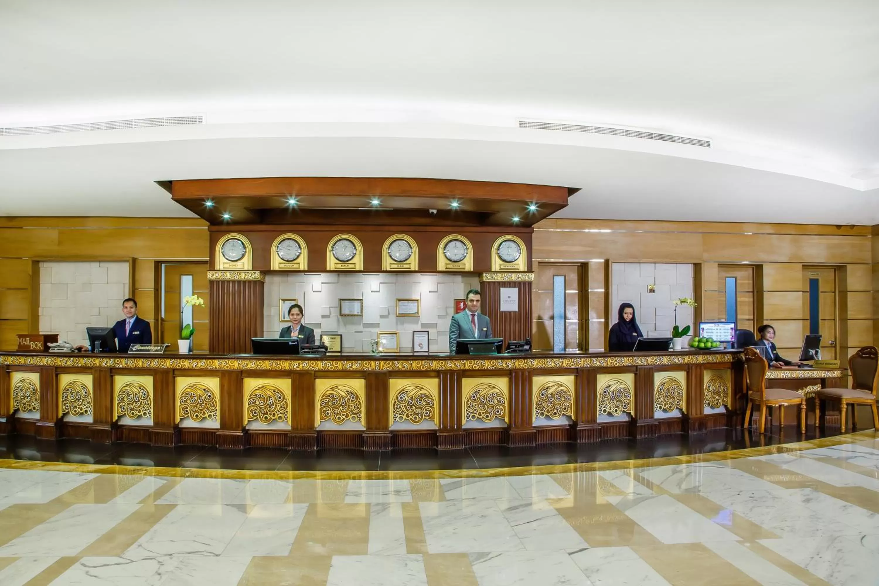 Lobby or reception in Grand Excelsior Hotel Bur Dubai