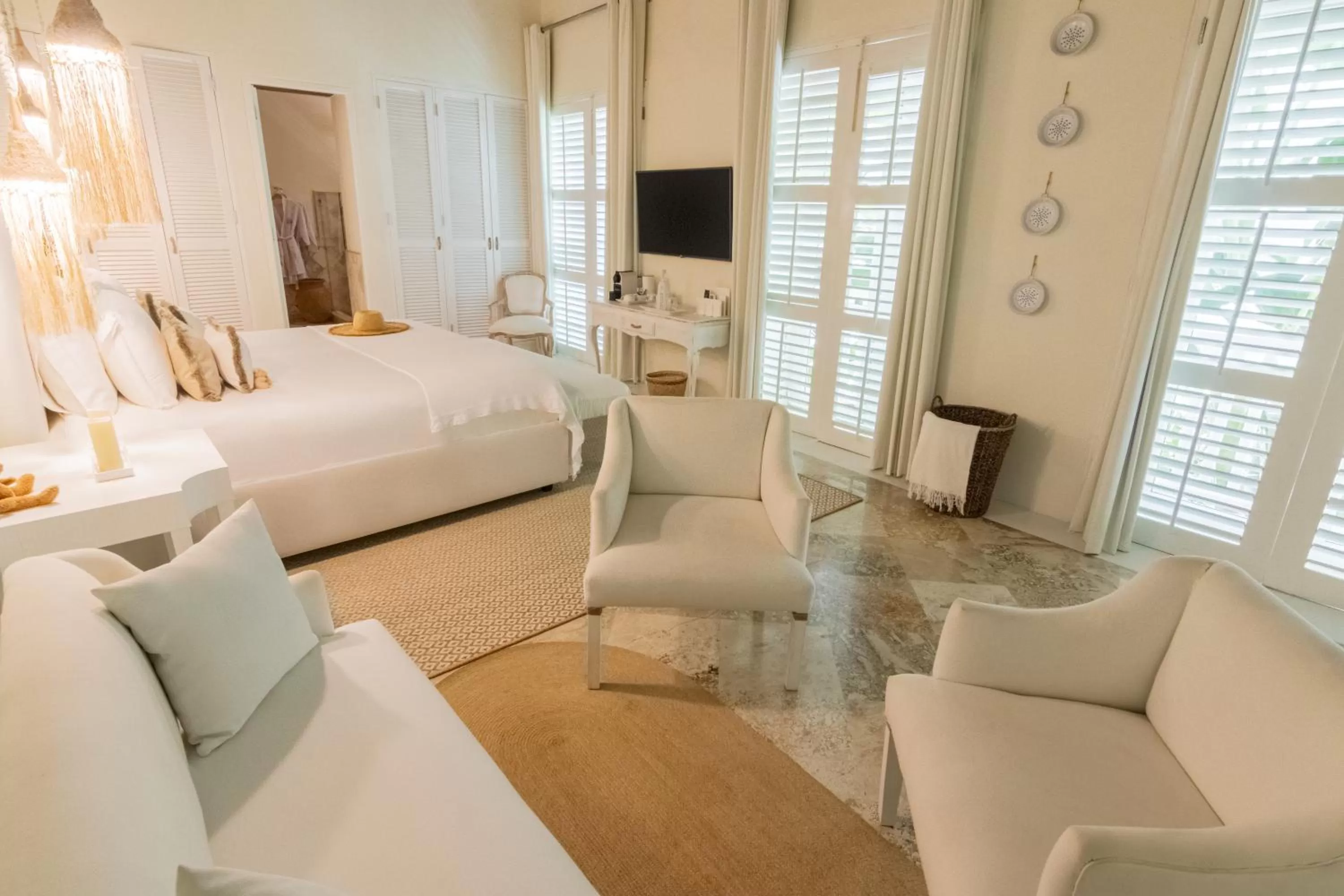 Bedroom, Bed in Casa Diluca Cartagena Hotel Boutique