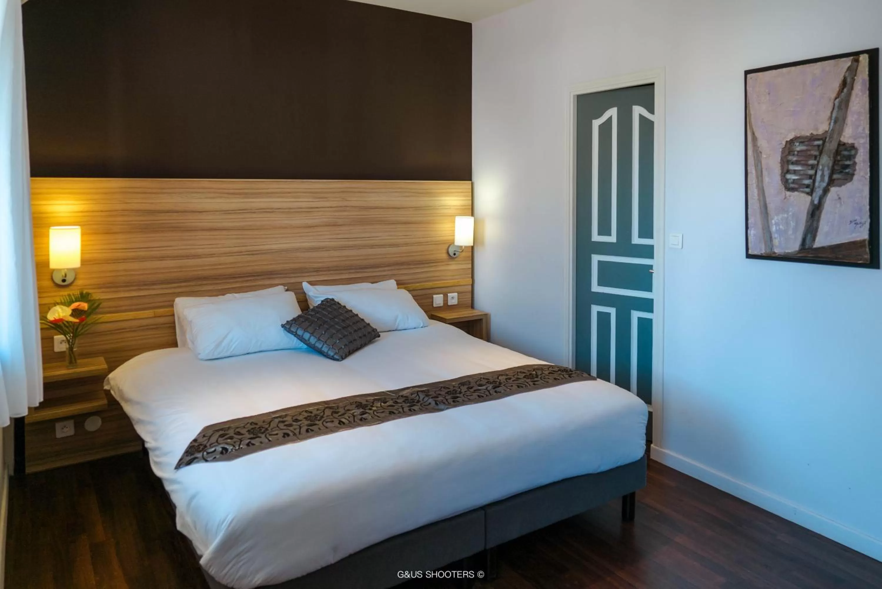 Bed in Eclipse Belle Etoile Appart'hôtel