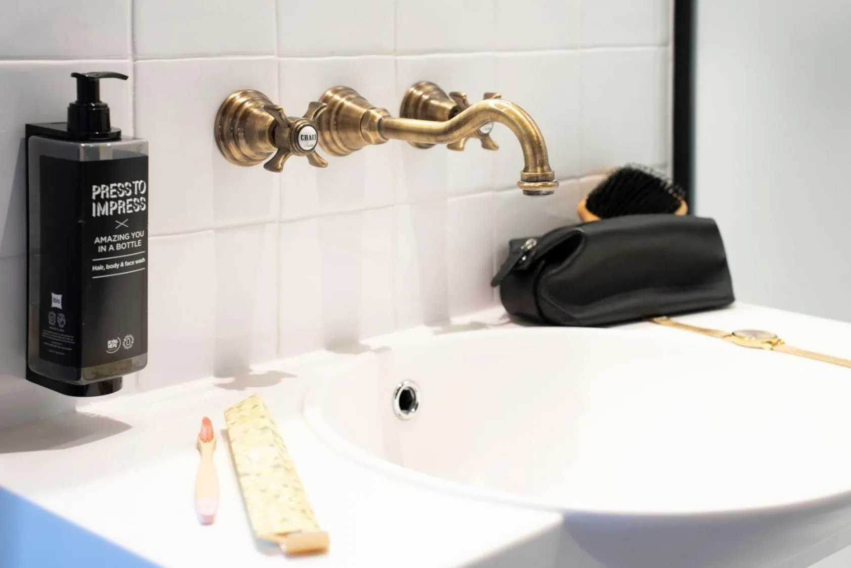 Bathroom in ibis Styles Paris Gare De Lyon TGV