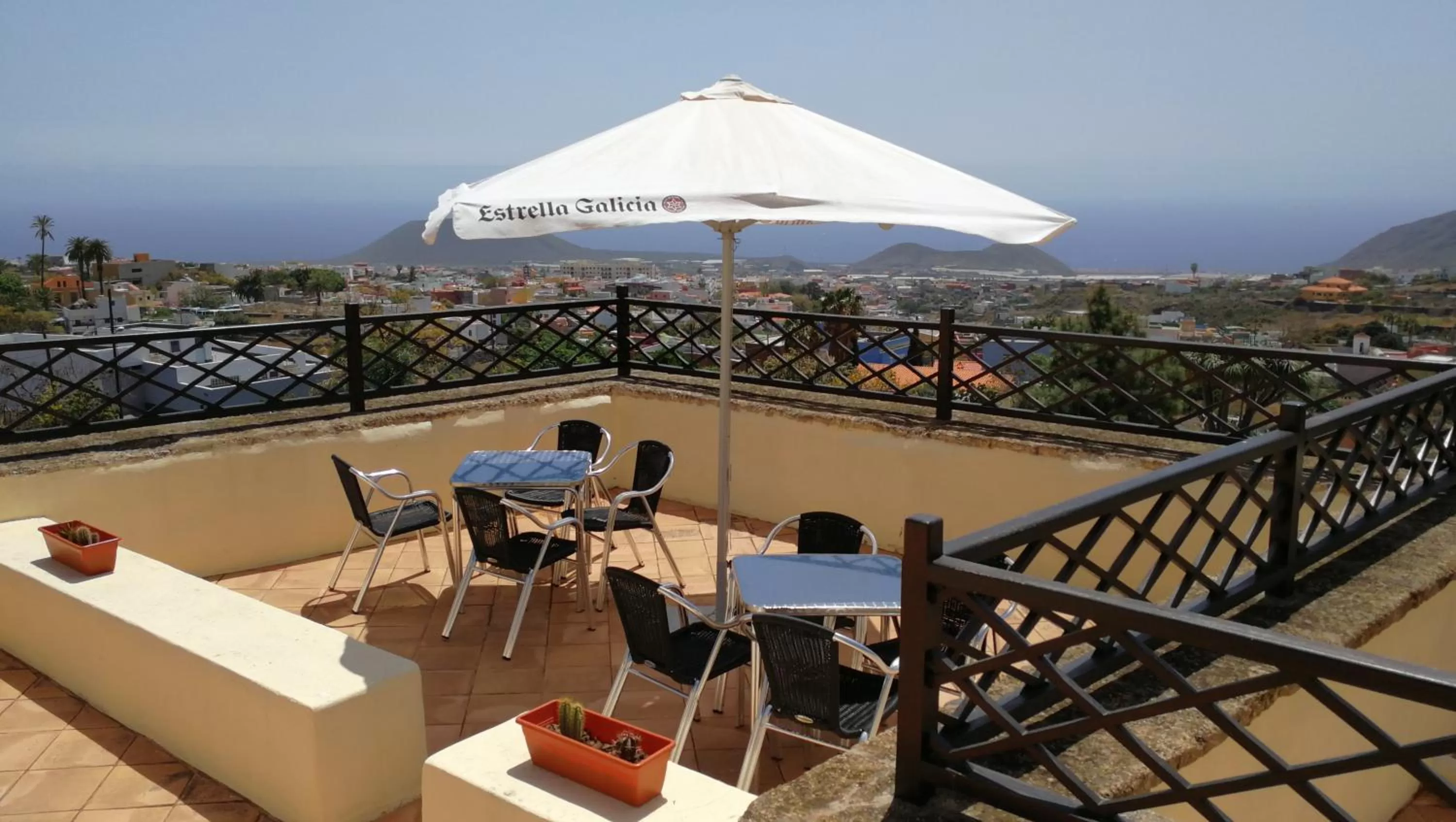 View (from property/room) in Hotel Rural La Raya 1866