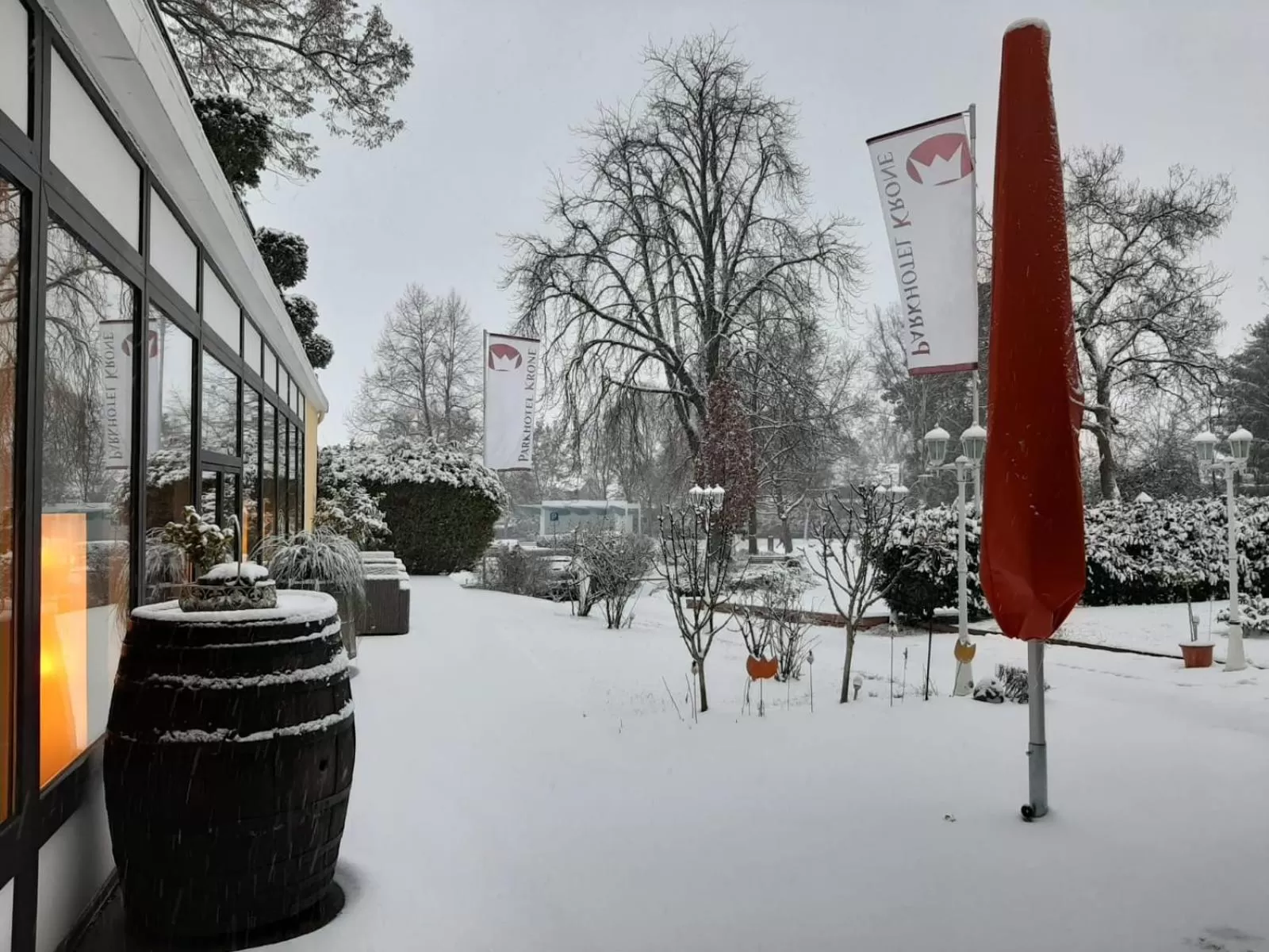 Winter in Parkhotel Krone