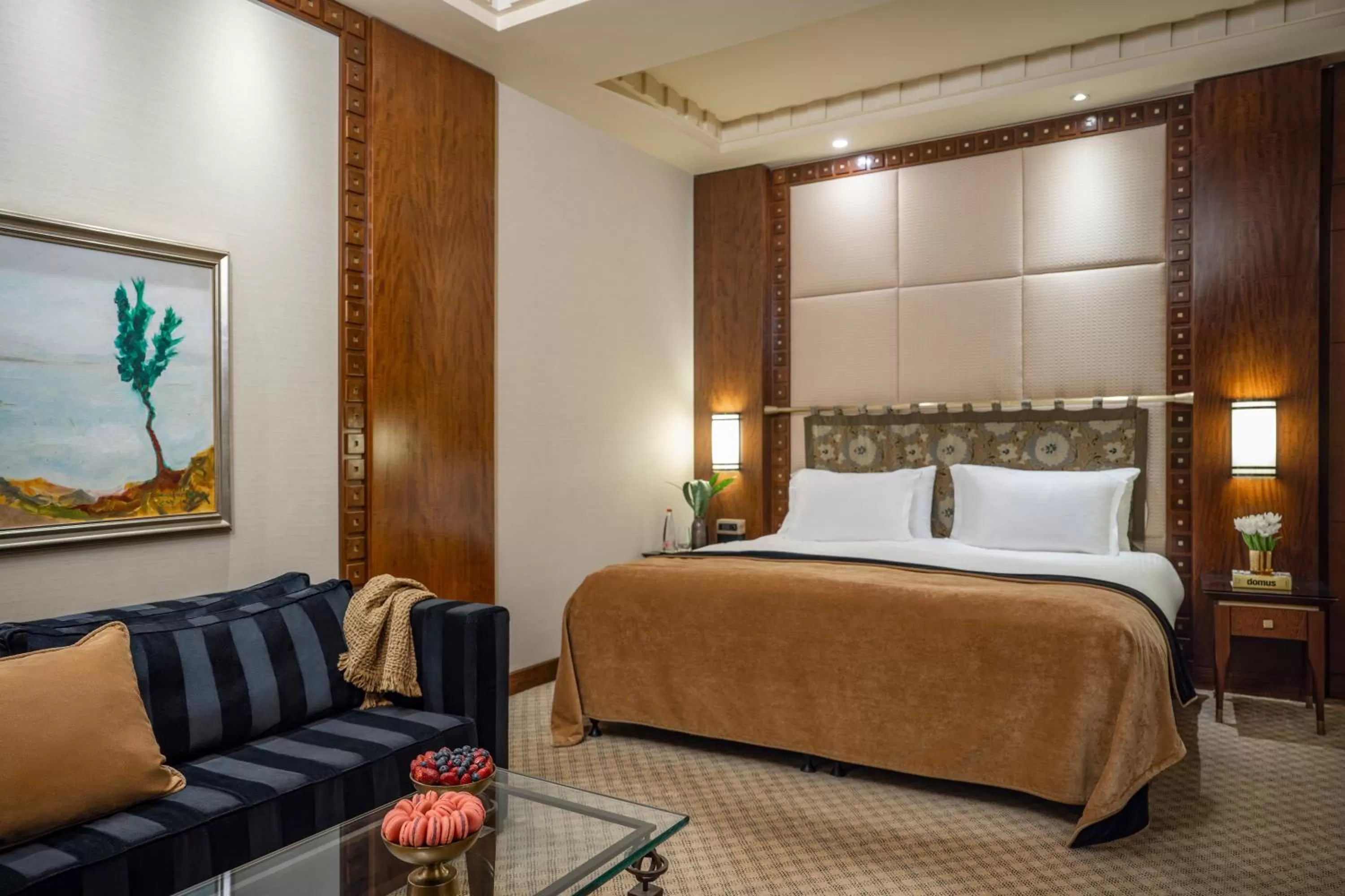 Bed in King David Hotel Jerusalem