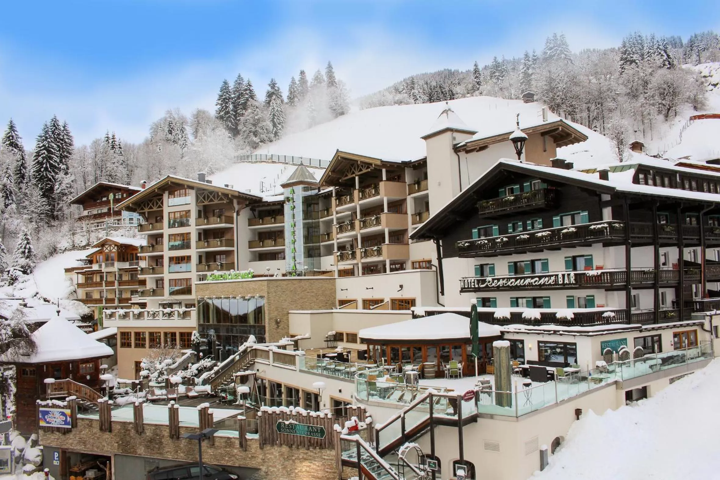 Winter in Stammhaus im Hotel Alpine Palace