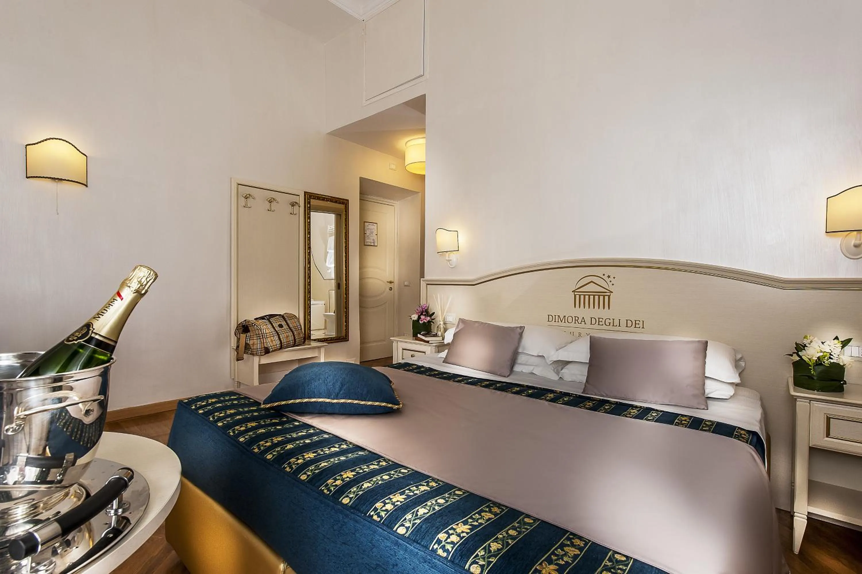 Bedroom, Bed in Dimora Degli Dei